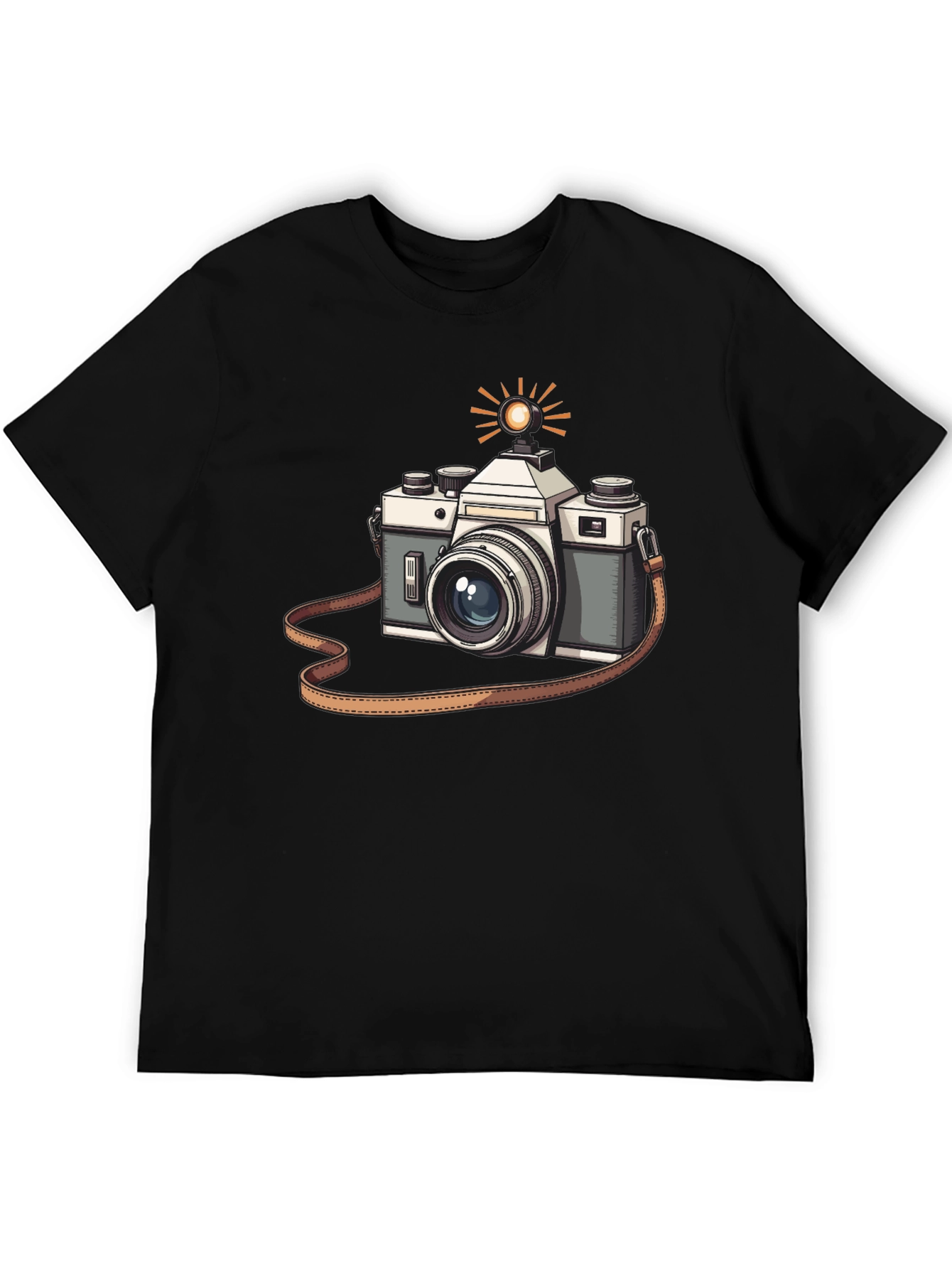 Retro Camera Graphic Tee - Stylish Casual Wear