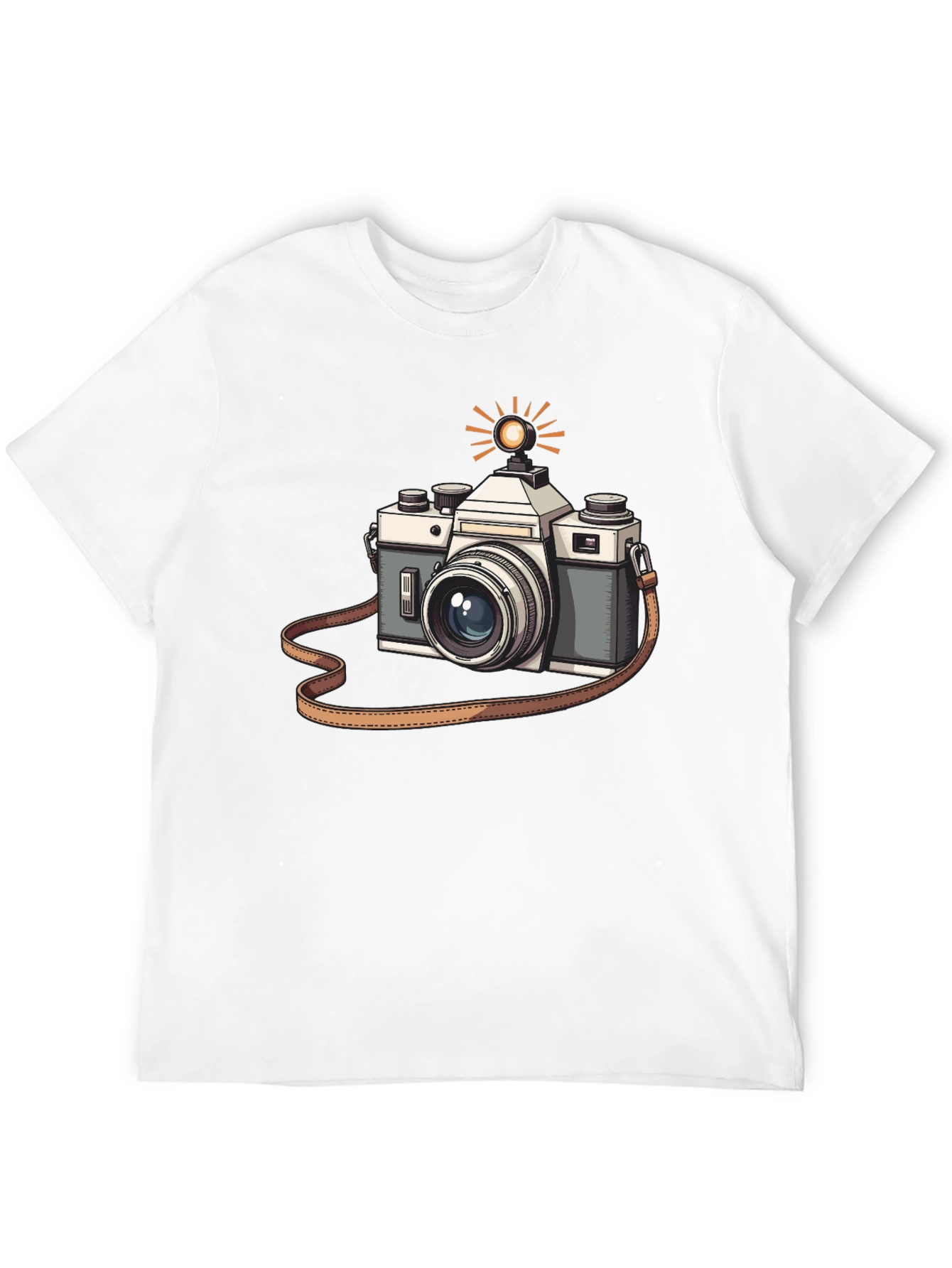 Retro Camera Graphic Tee - Stylish Casual Wear