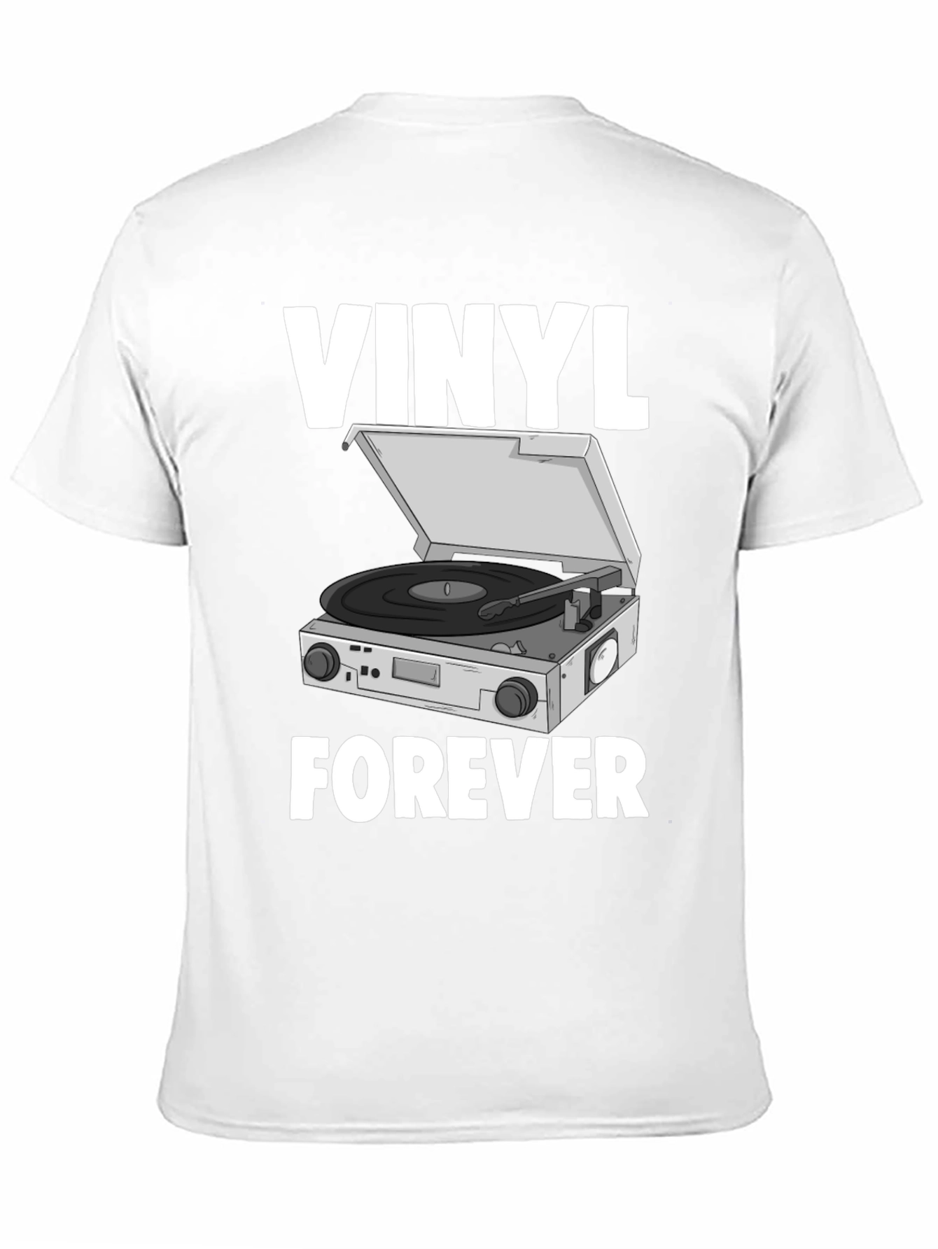 Vinyl Forever Graphic T-Shirt - Music Lover Tee
