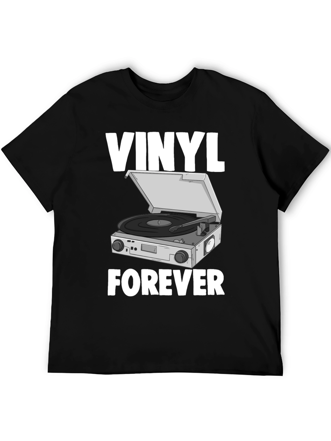 Vinyl Forever Graphic T-Shirt - Music Lover Tee