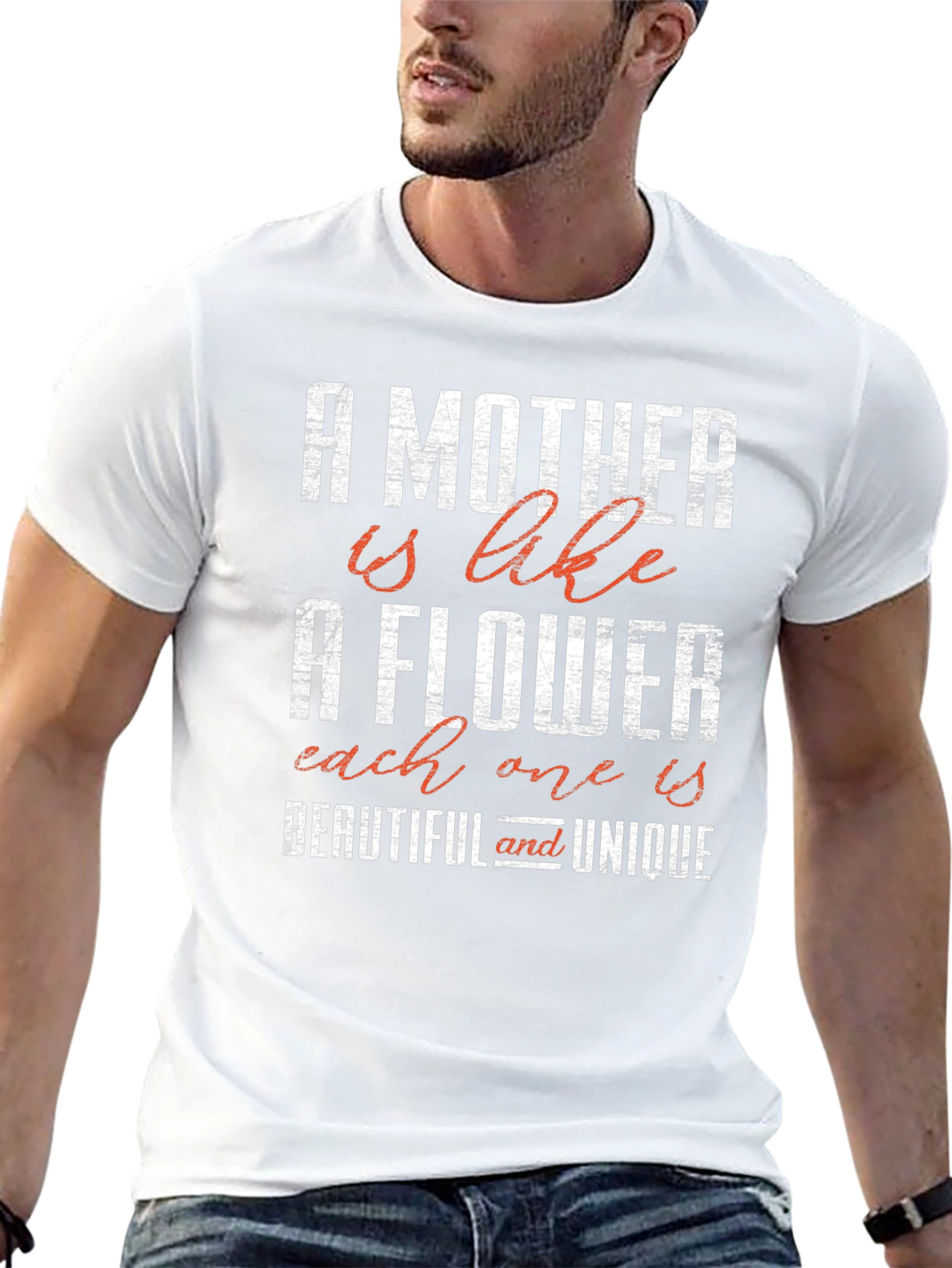 A Mother is Like a Flower Graphic Tee