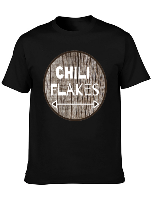 Chili Flakes Graphic Tee - Unique Design Casual Wear