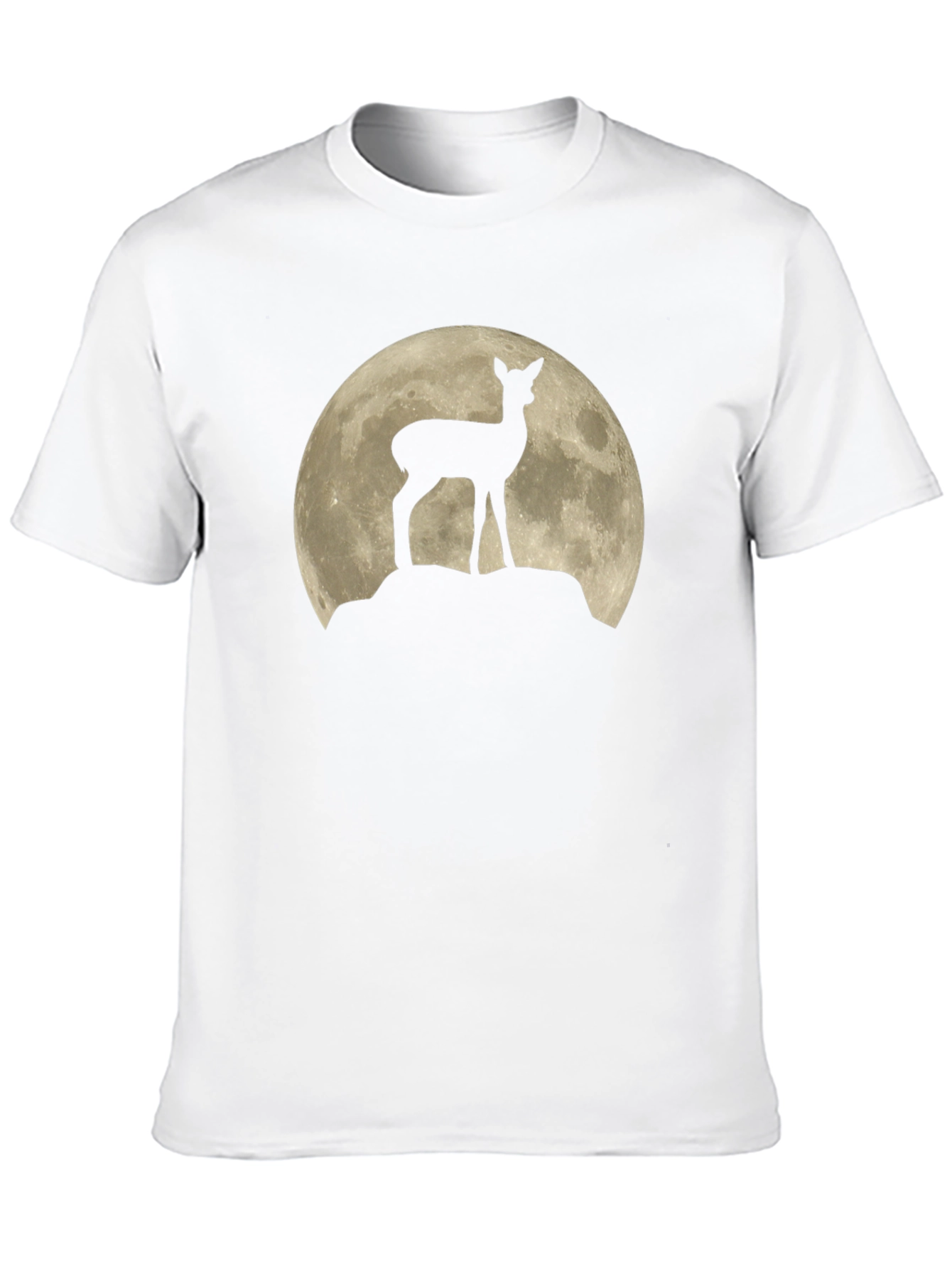 Deer Moon Graphic Tee - Mens Black T-Shirt