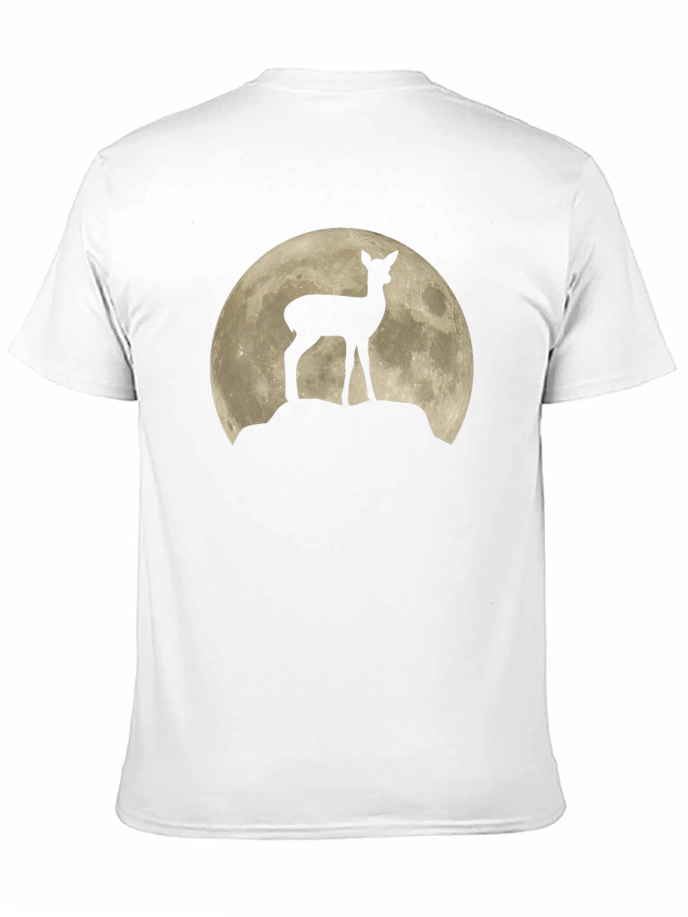 Deer Moon Graphic Tee - Mens Black T-Shirt