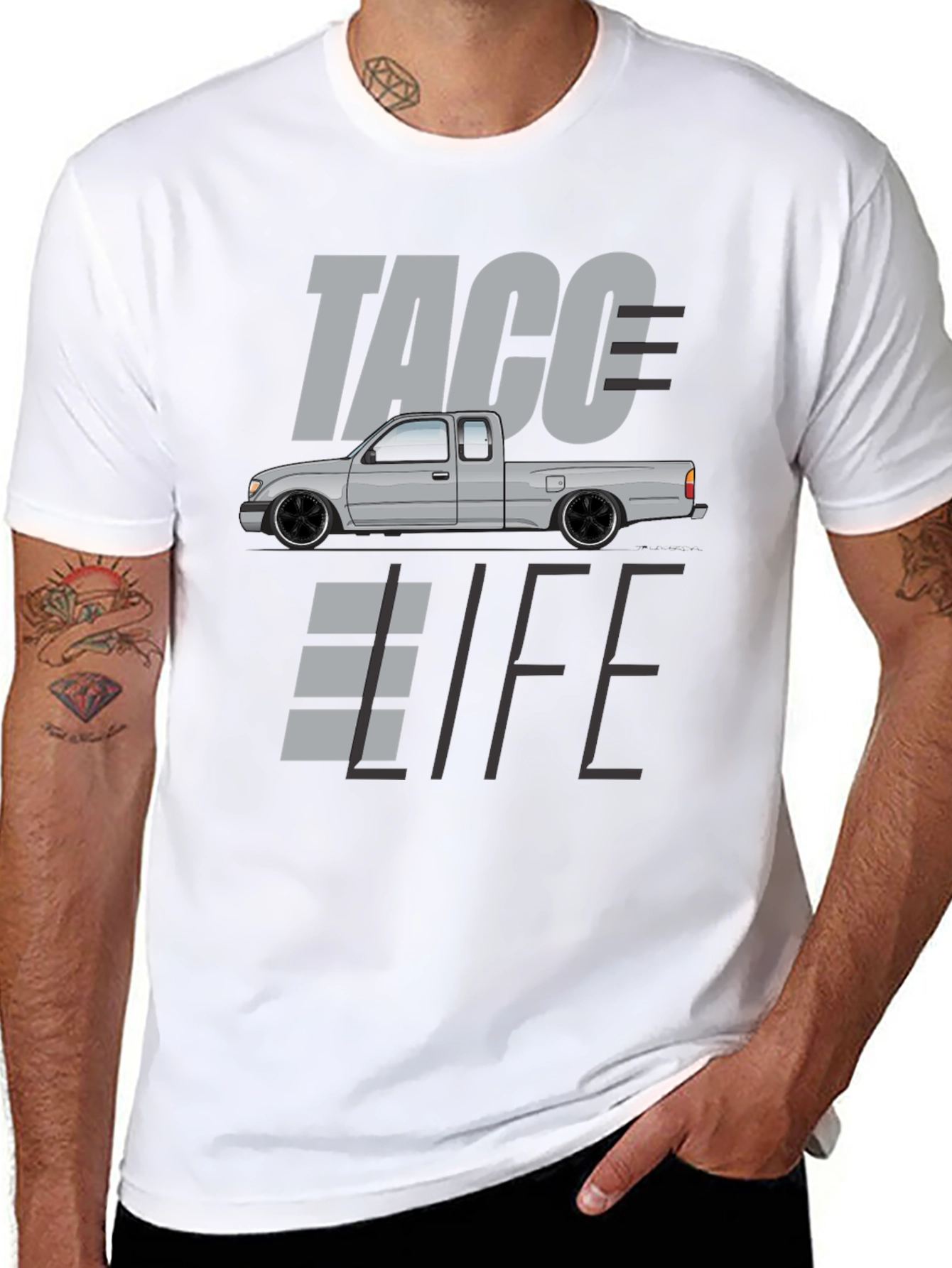 Taco Life Graphic Tee - Mens Black T-Shirt