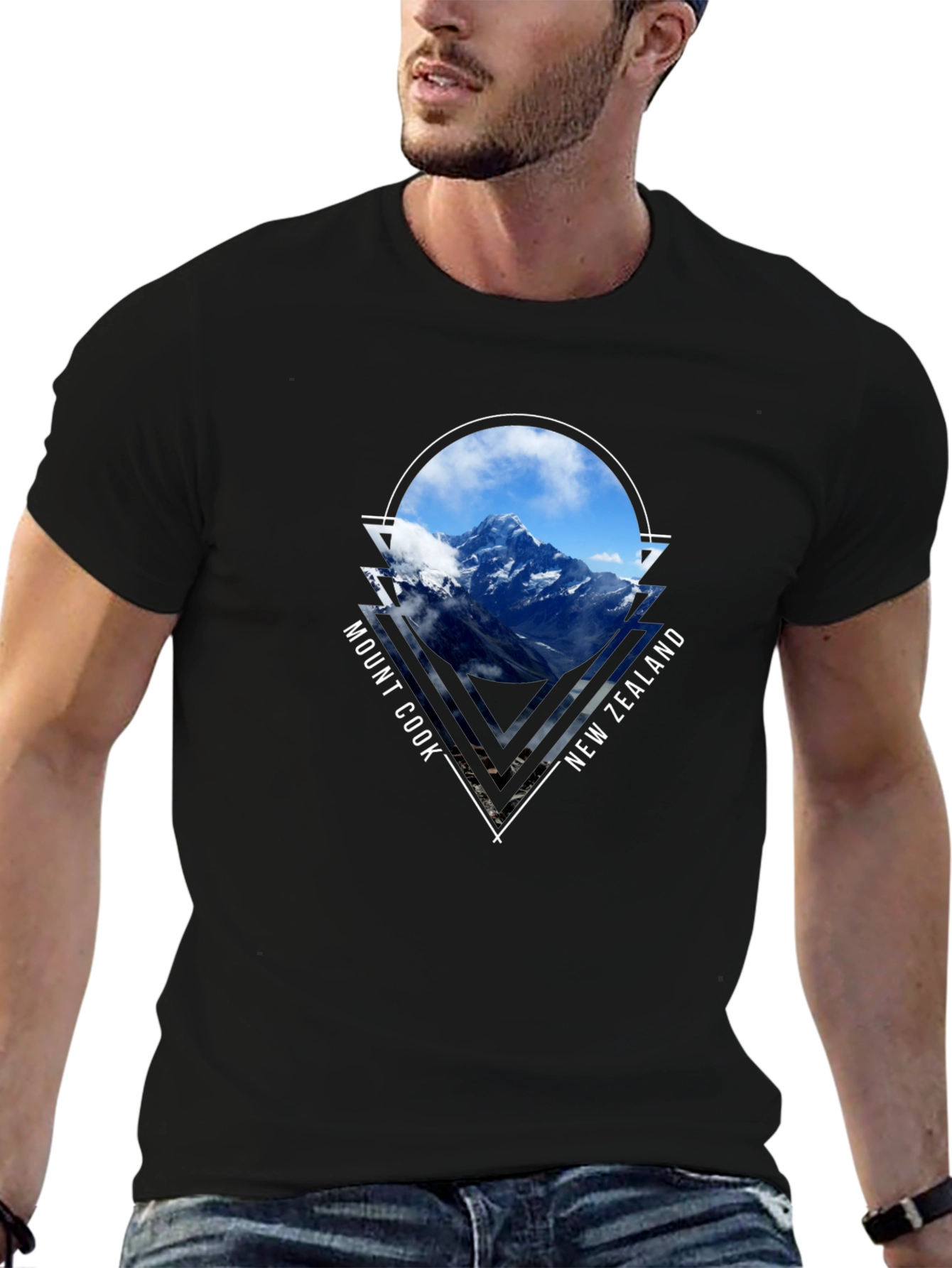 Mount Cook Graphic T-Shirt - New Zealand Tee