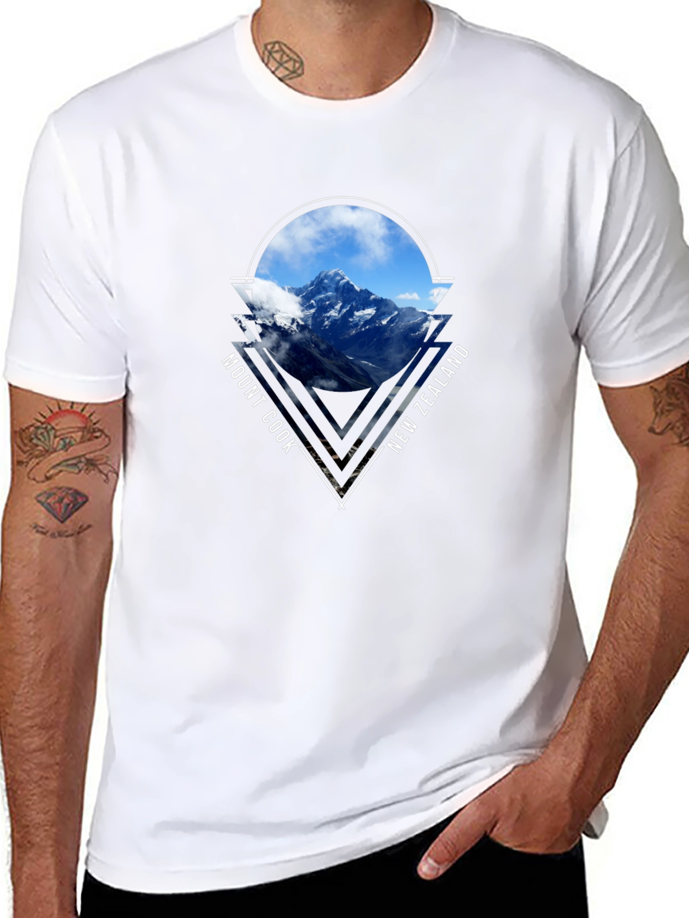Mount Cook Graphic T-Shirt - New Zealand Tee