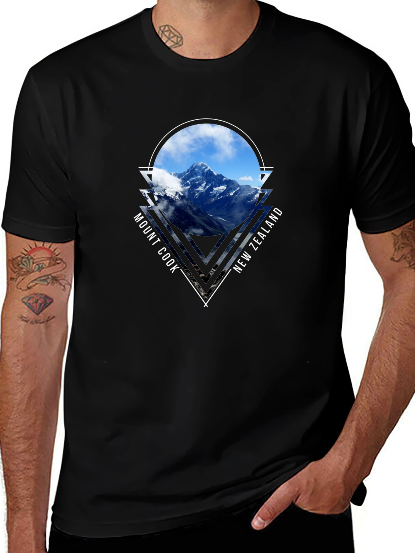 Mount Cook Graphic T-Shirt - New Zealand Tee