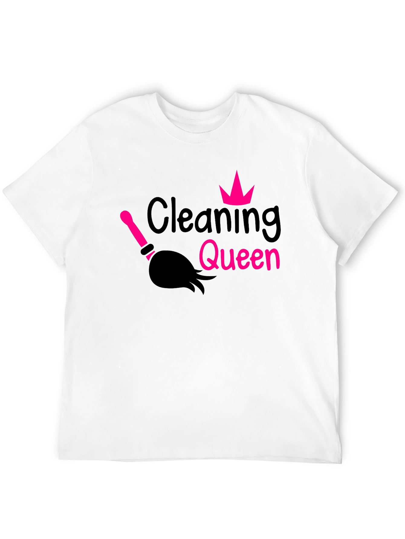 Cleaning Queen Graphic Tee - Black T-Shirt