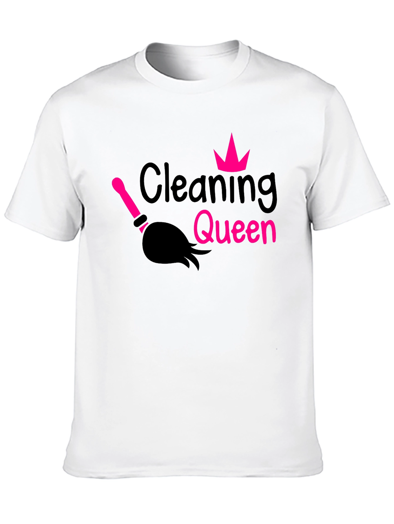 Cleaning Queen Graphic Tee - Black T-Shirt