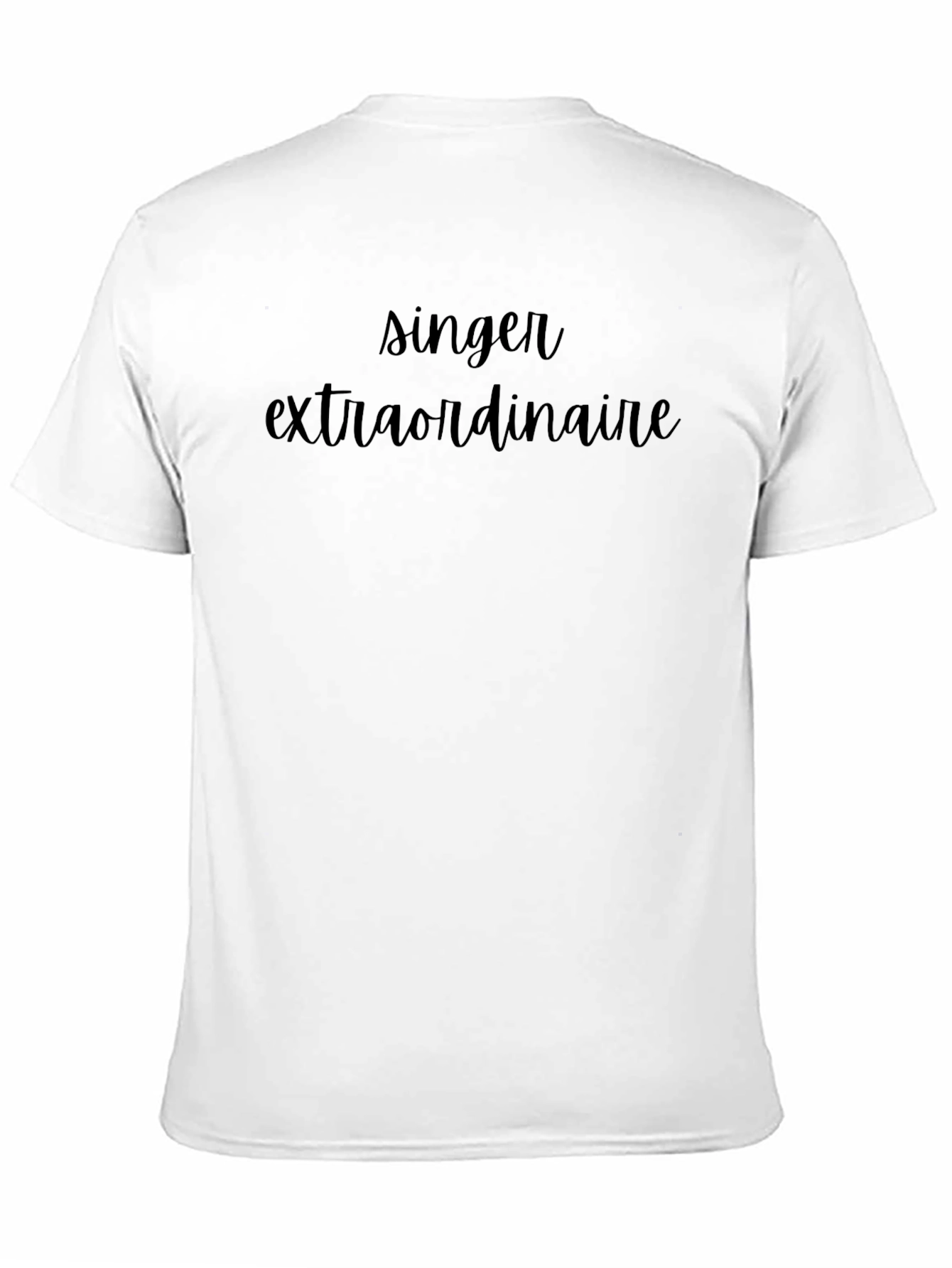 Singer Extraordinaire Black Graphic Tee