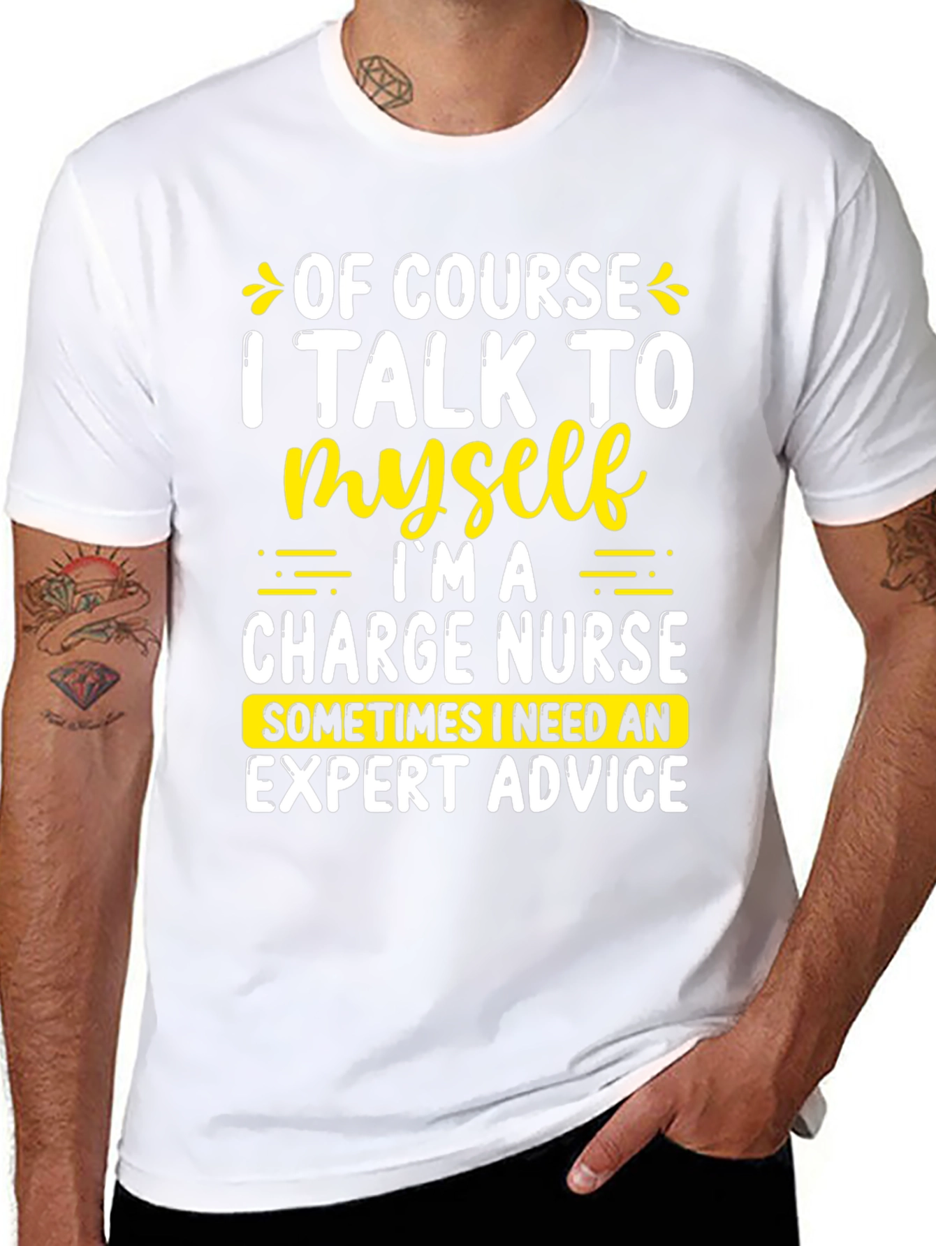 Charge Nurse T-Shirt - Expert Advice Humor
