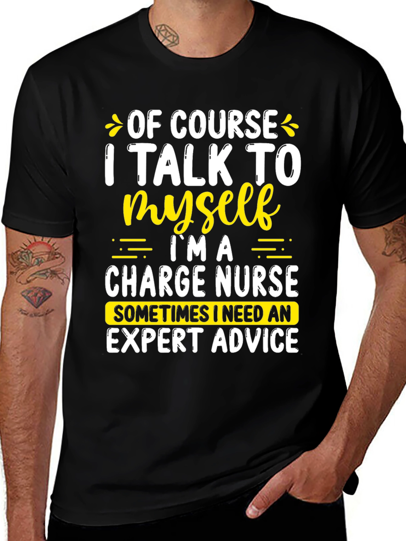 Charge Nurse T-Shirt - Expert Advice Humor