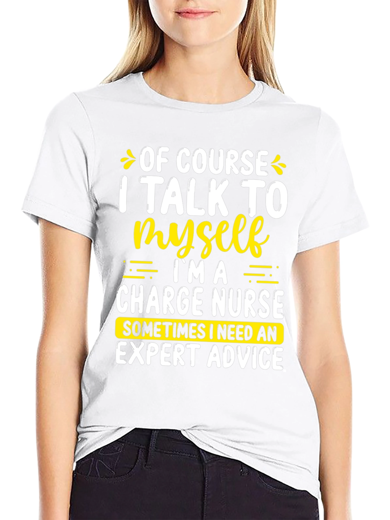 Charge Nurse T-Shirt - Expert Advice Humor