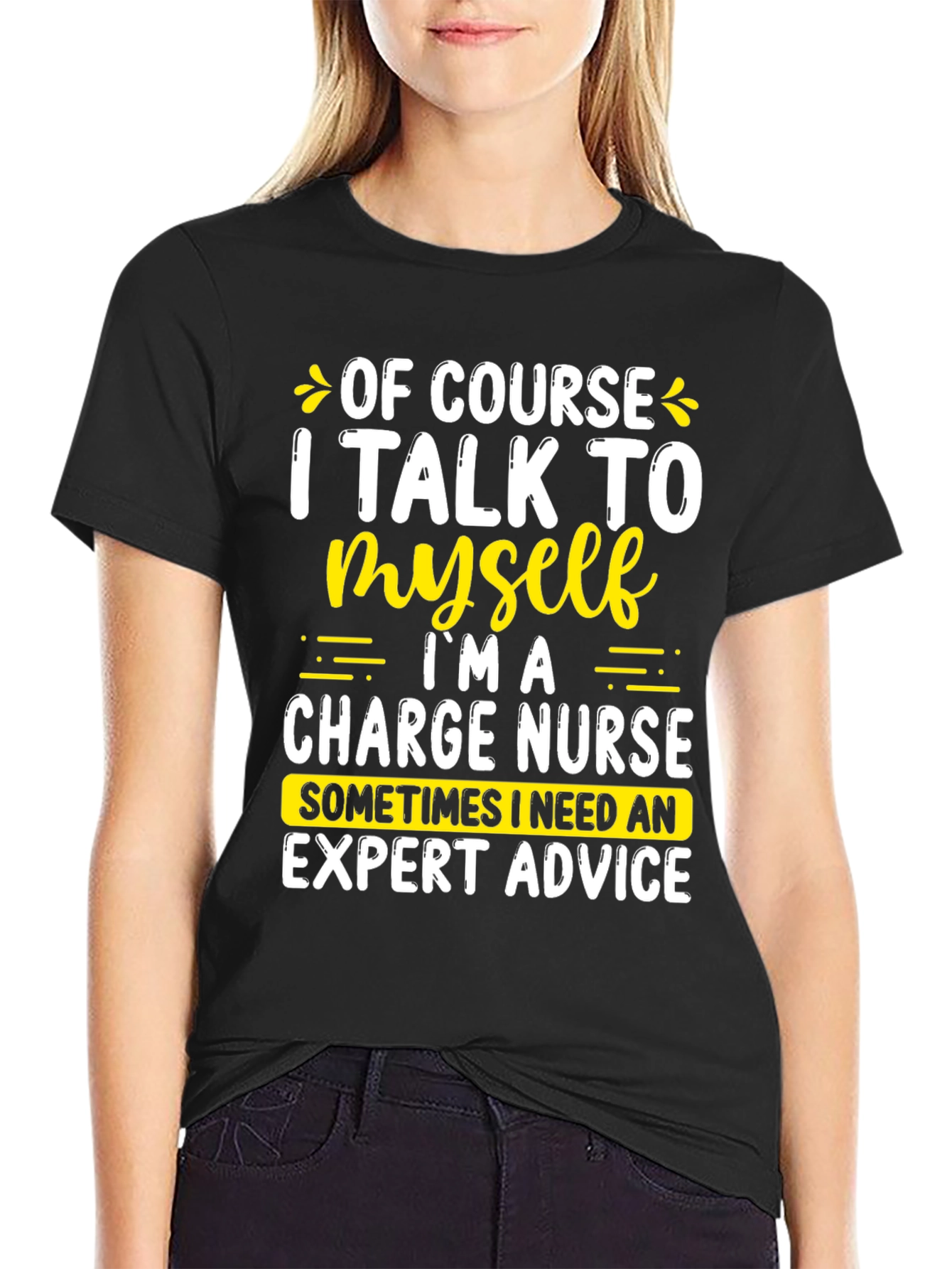 Charge Nurse T-Shirt - Expert Advice Humor