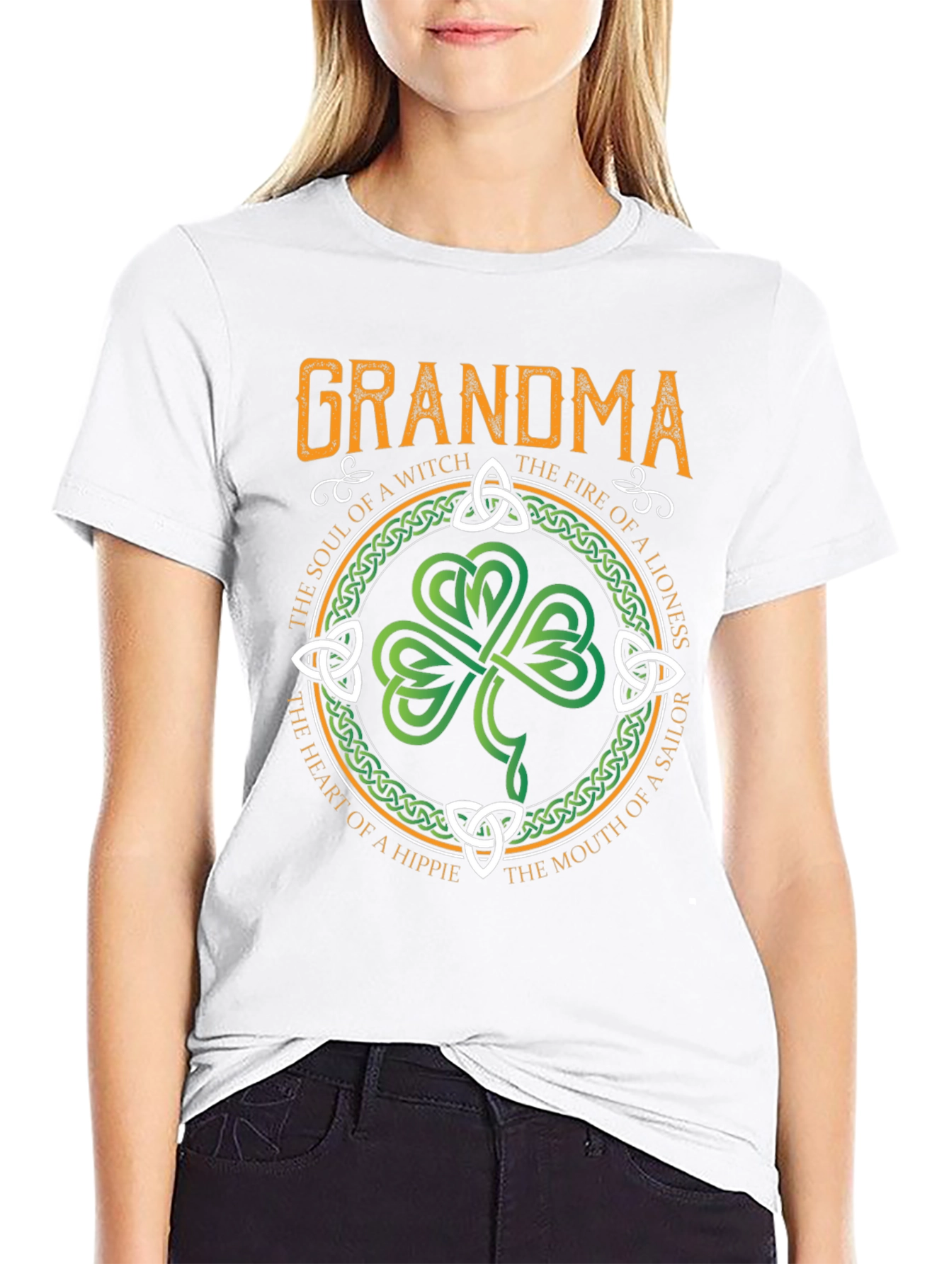 Grandma Lucky Shamrock T-Shirt
