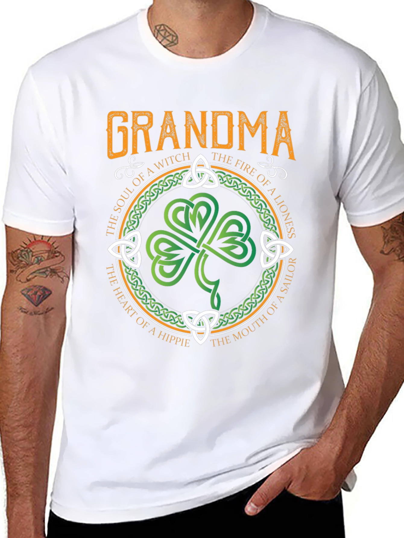 Grandma Lucky Shamrock T-Shirt