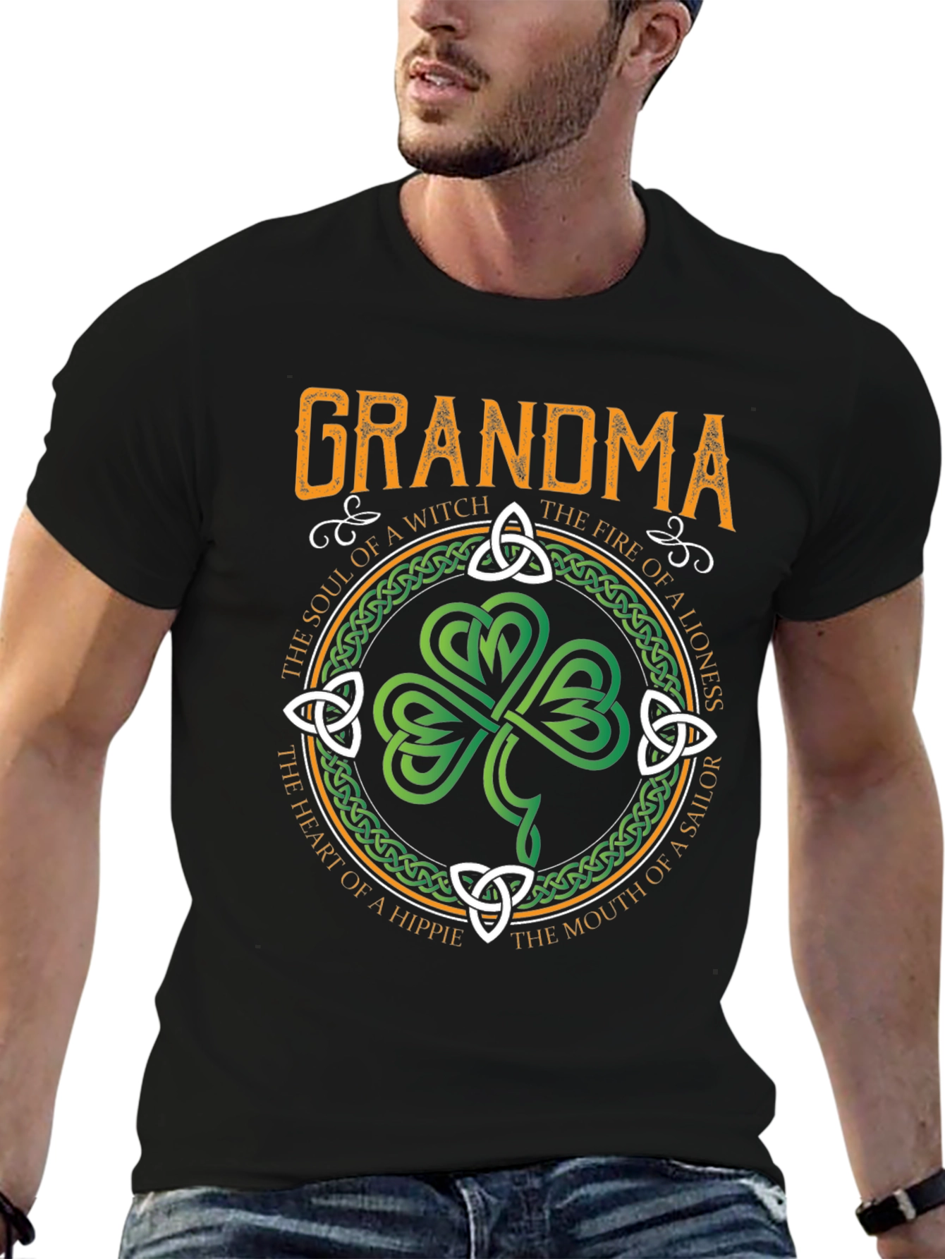 Grandma Lucky Shamrock T-Shirt