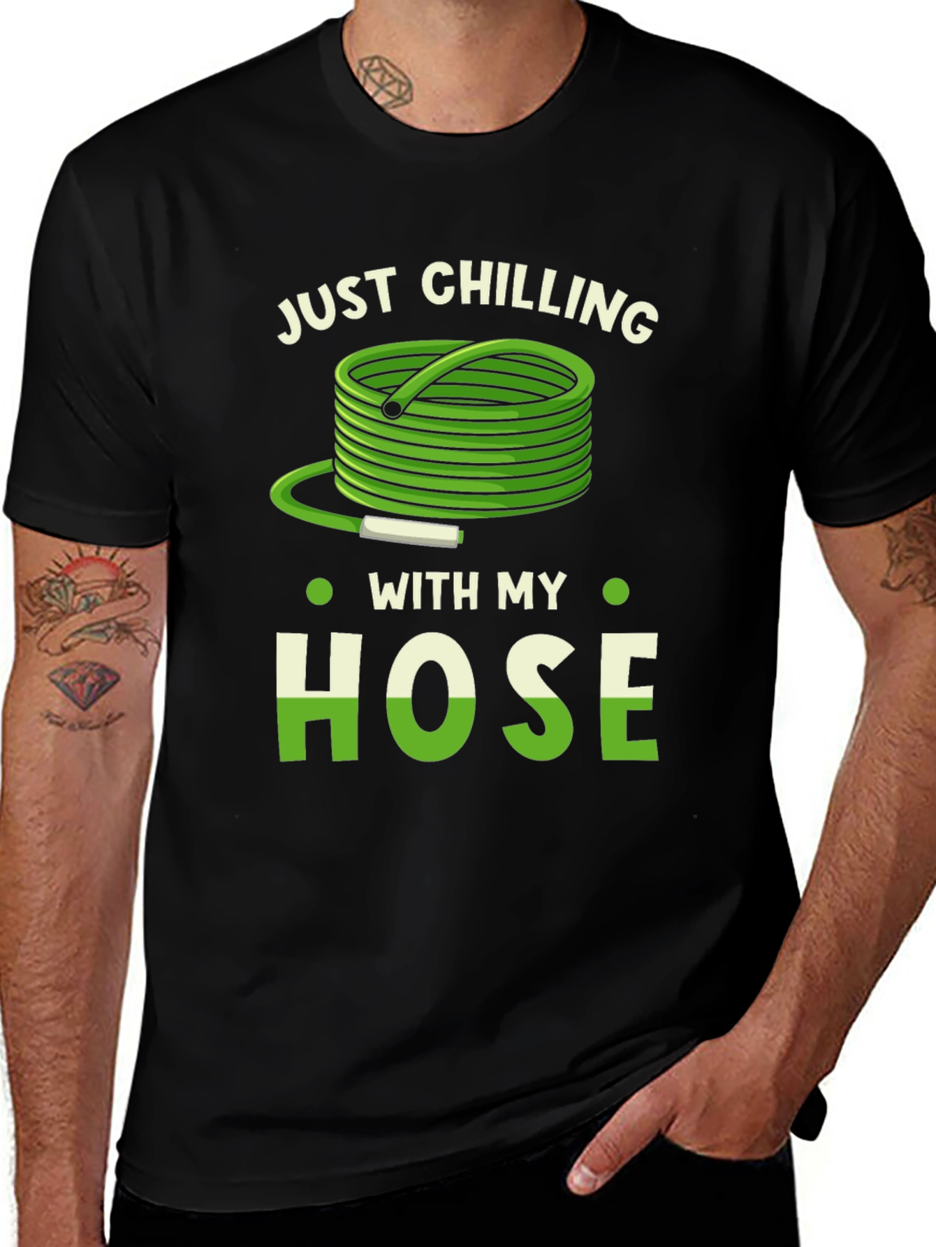 Just Chilling With My Hose T-Shirt