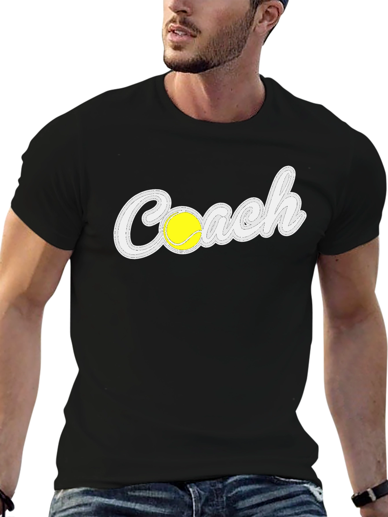 Tennis Coach Graphic T-Shirt