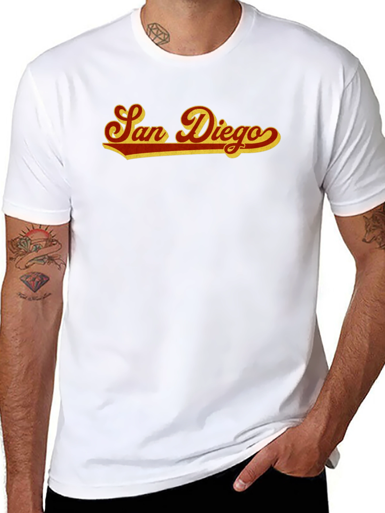 San Diego Graphic Tee - Retro Style Soft Cotton