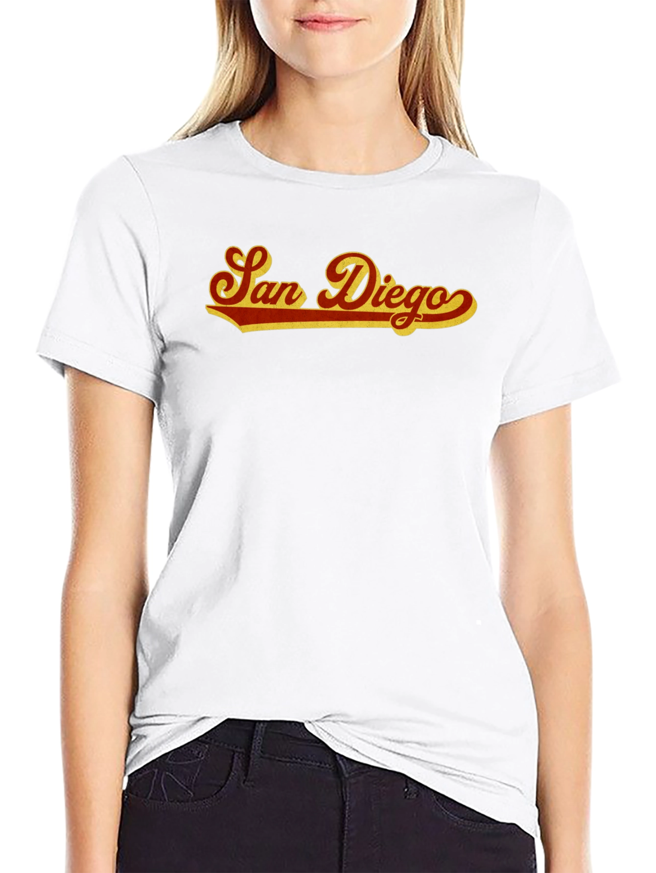 San Diego Graphic Tee - Retro Style Soft Cotton