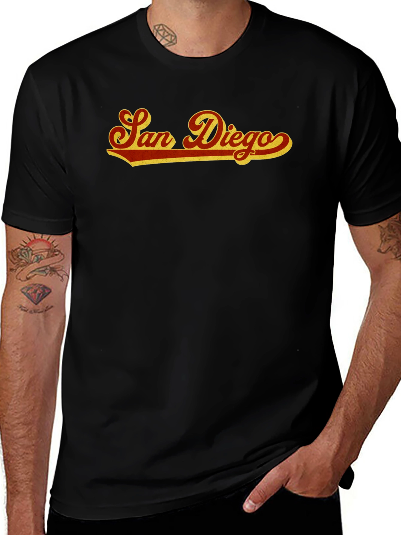 San Diego Graphic Tee - Retro Style Soft Cotton