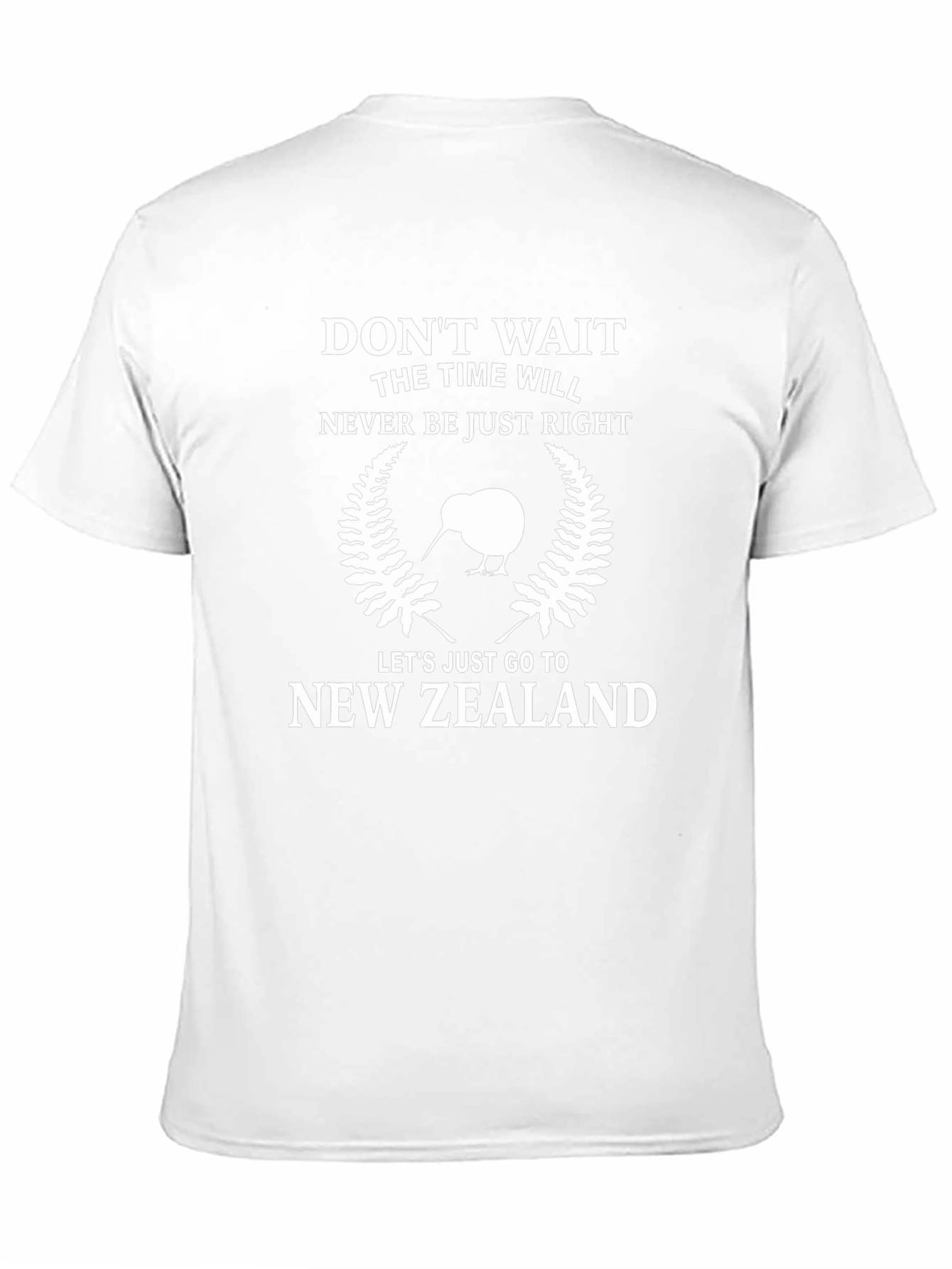 New Zealand Kiwi Bird Graphic Tee - Black