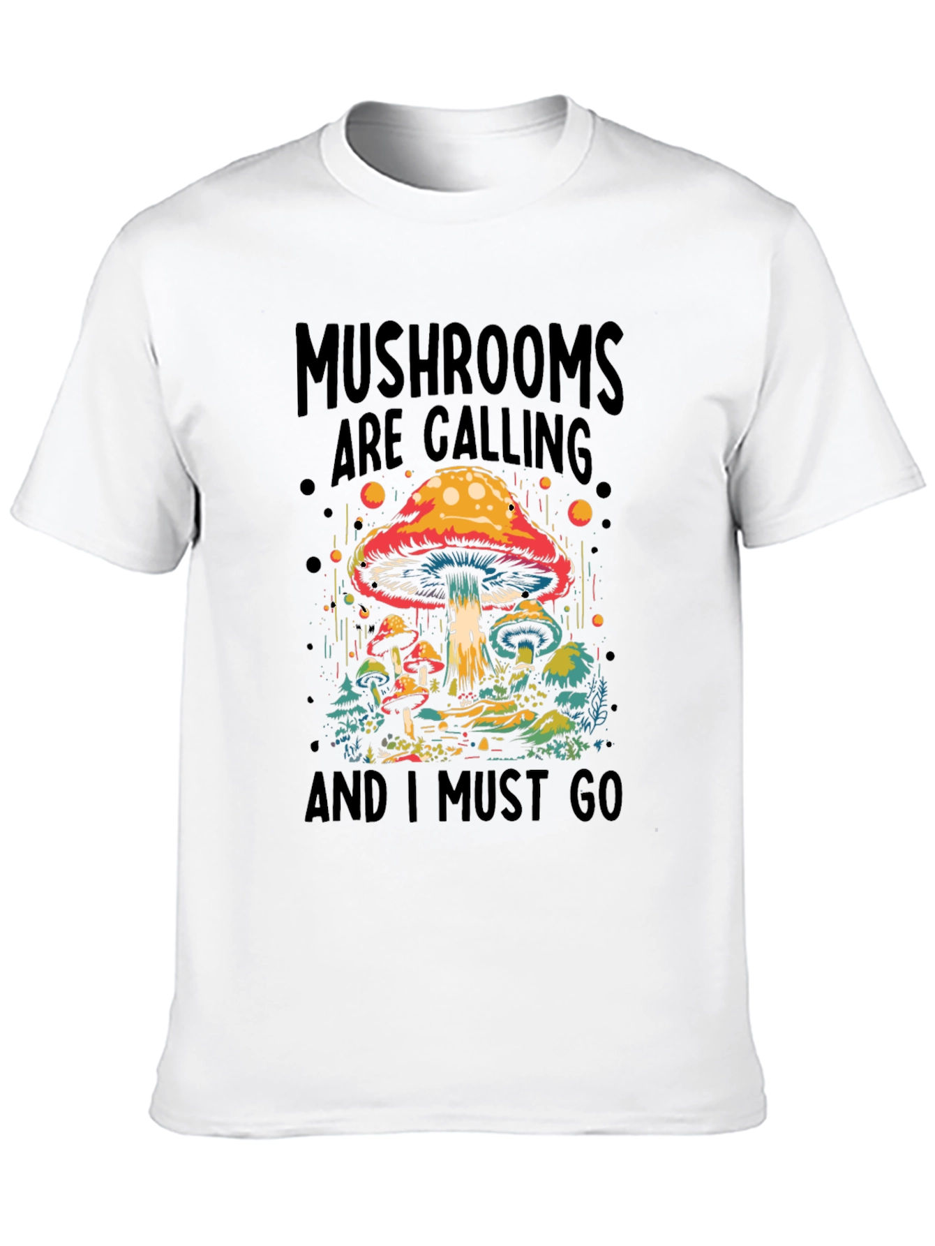 Mushroom Calling Graphic Tee