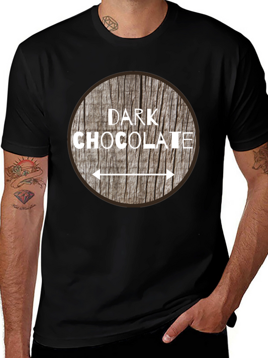 Dark Chocolate Graphic Print T-Shirt