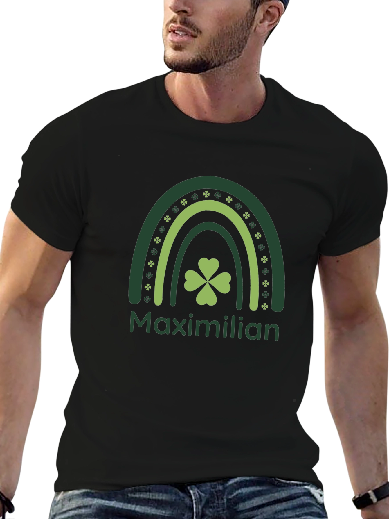 Maximilian St Patricks Day Rainbow T-Shirt