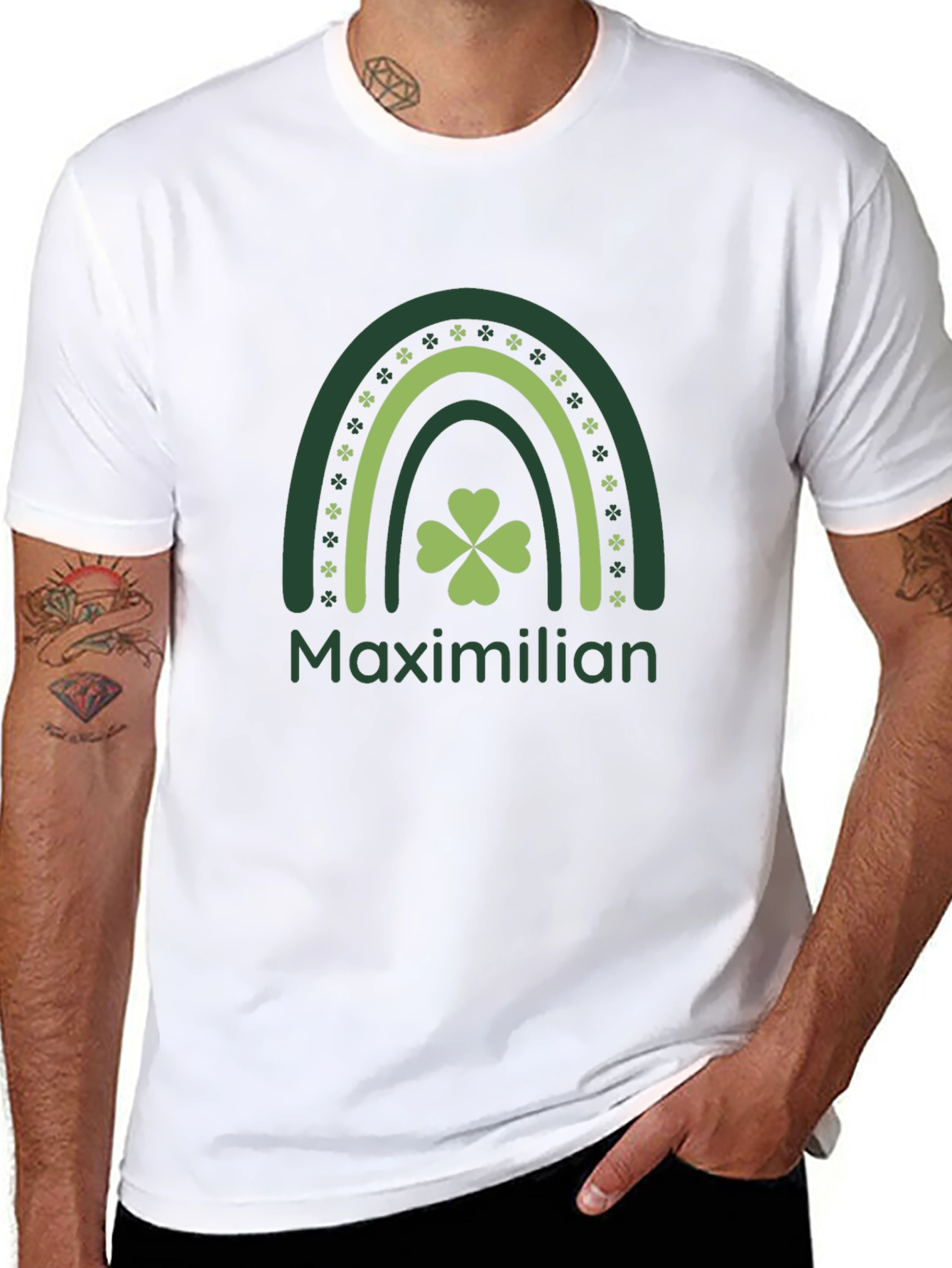 Maximilian St Patricks Day Rainbow T-Shirt