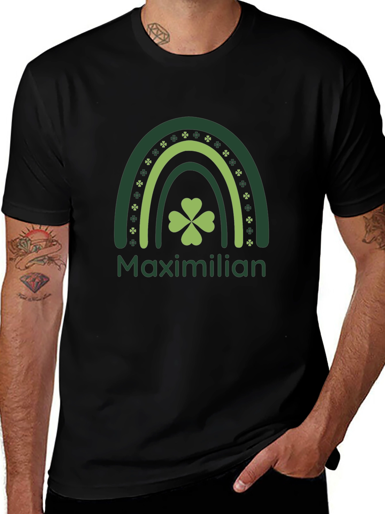 Maximilian St Patricks Day Rainbow T-Shirt