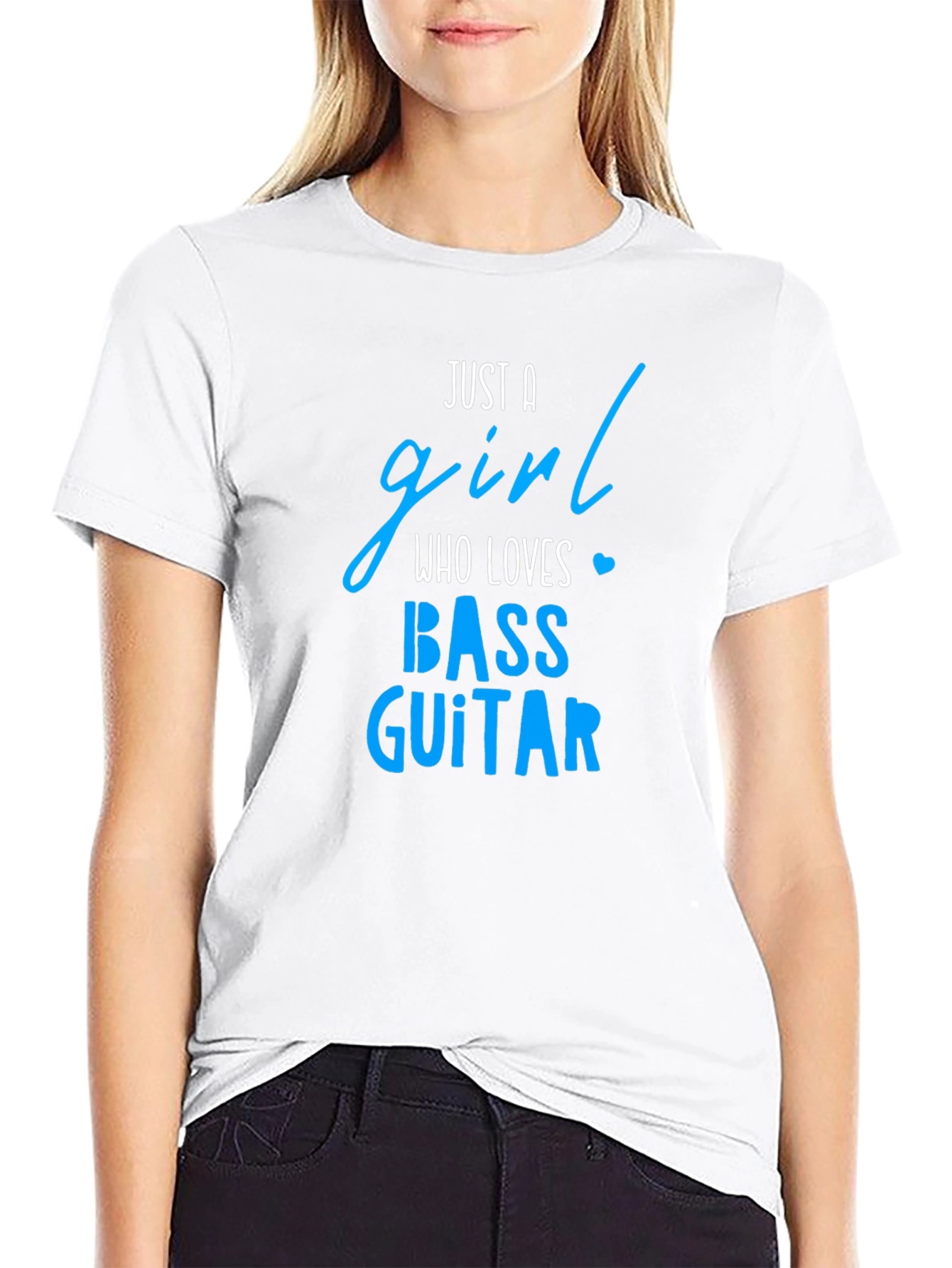 Bass Guitar Girl T-Shirt