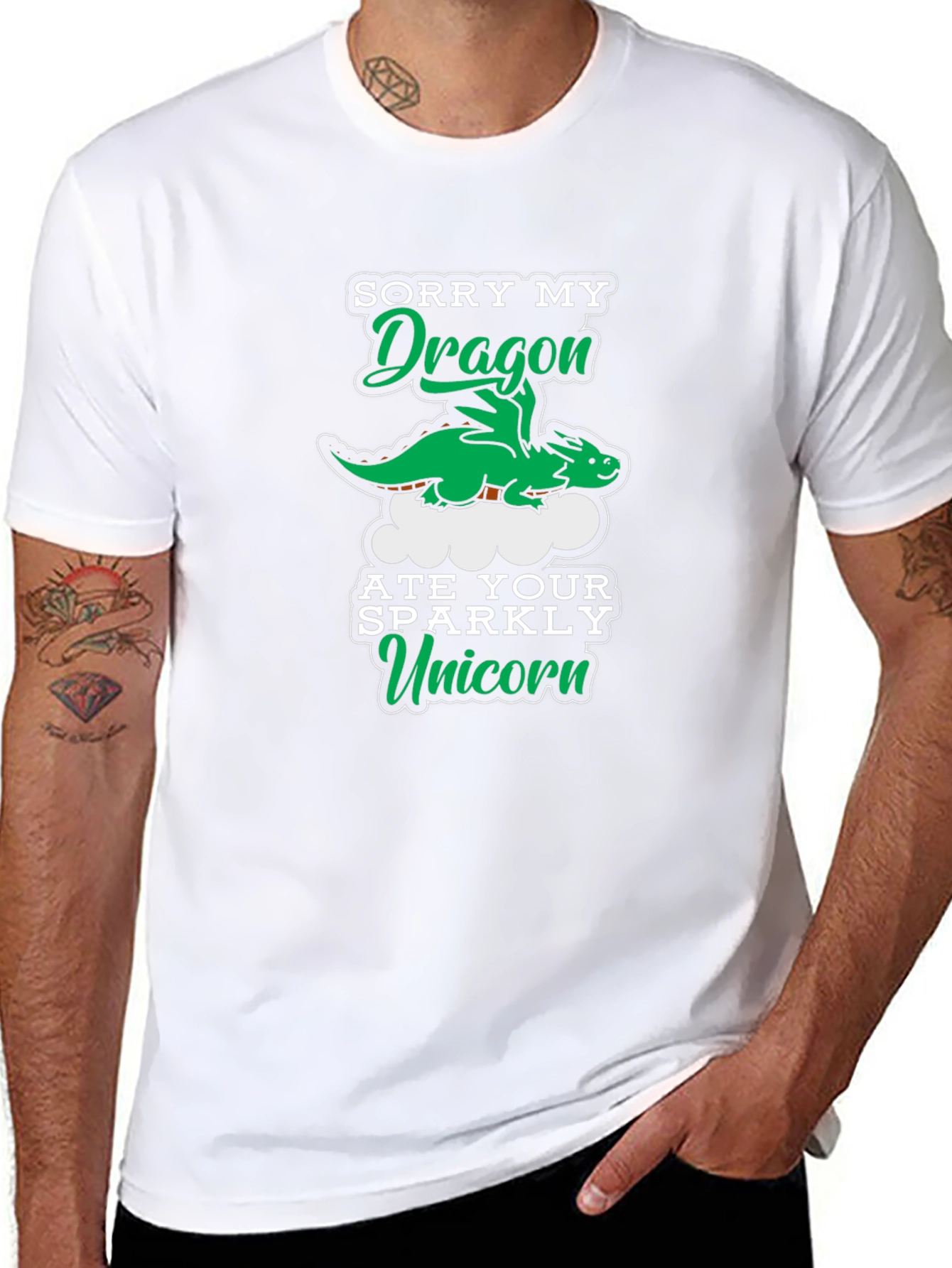 Dragon Ate Your Unicorn Graphic Tee