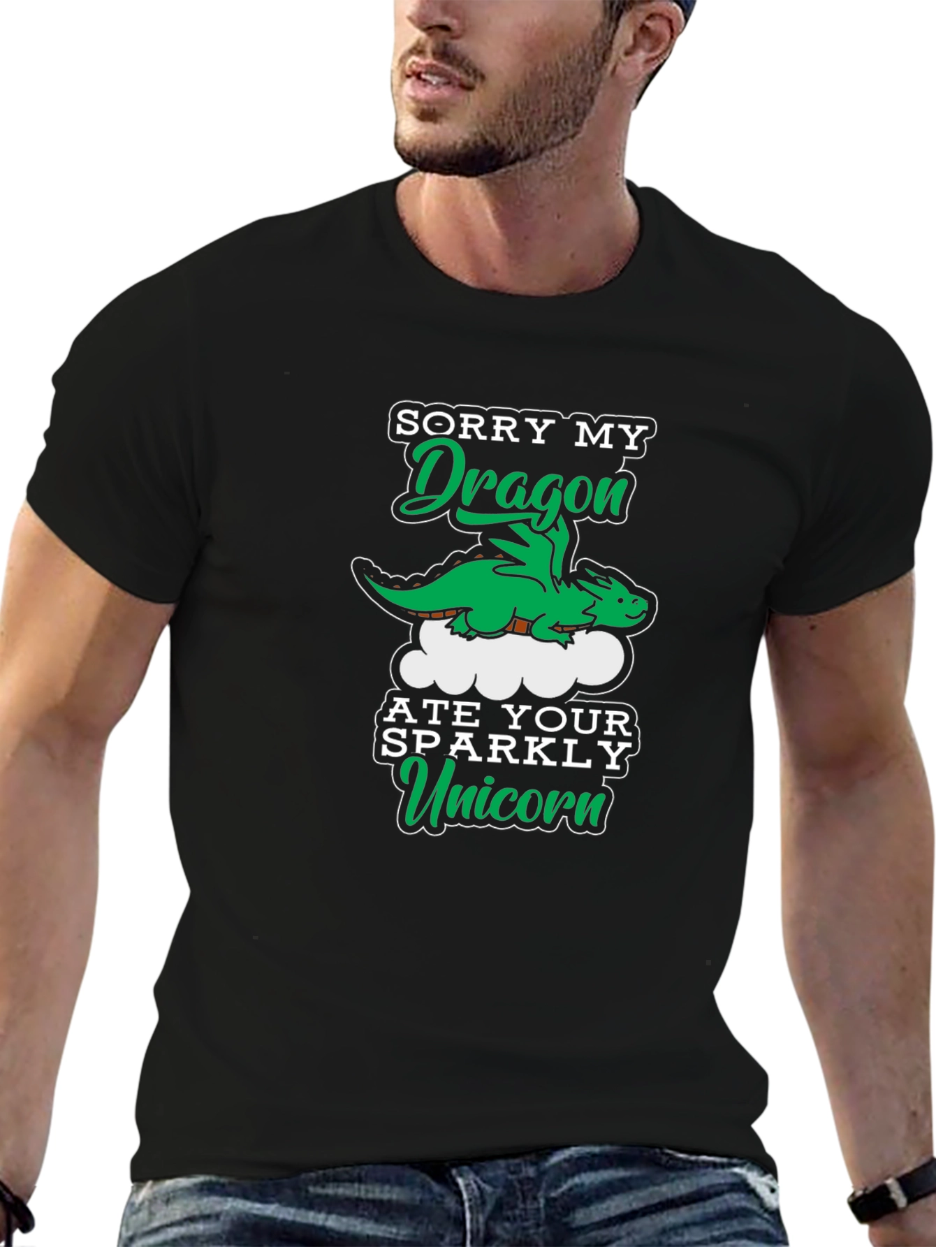 Dragon Ate Your Unicorn Graphic Tee