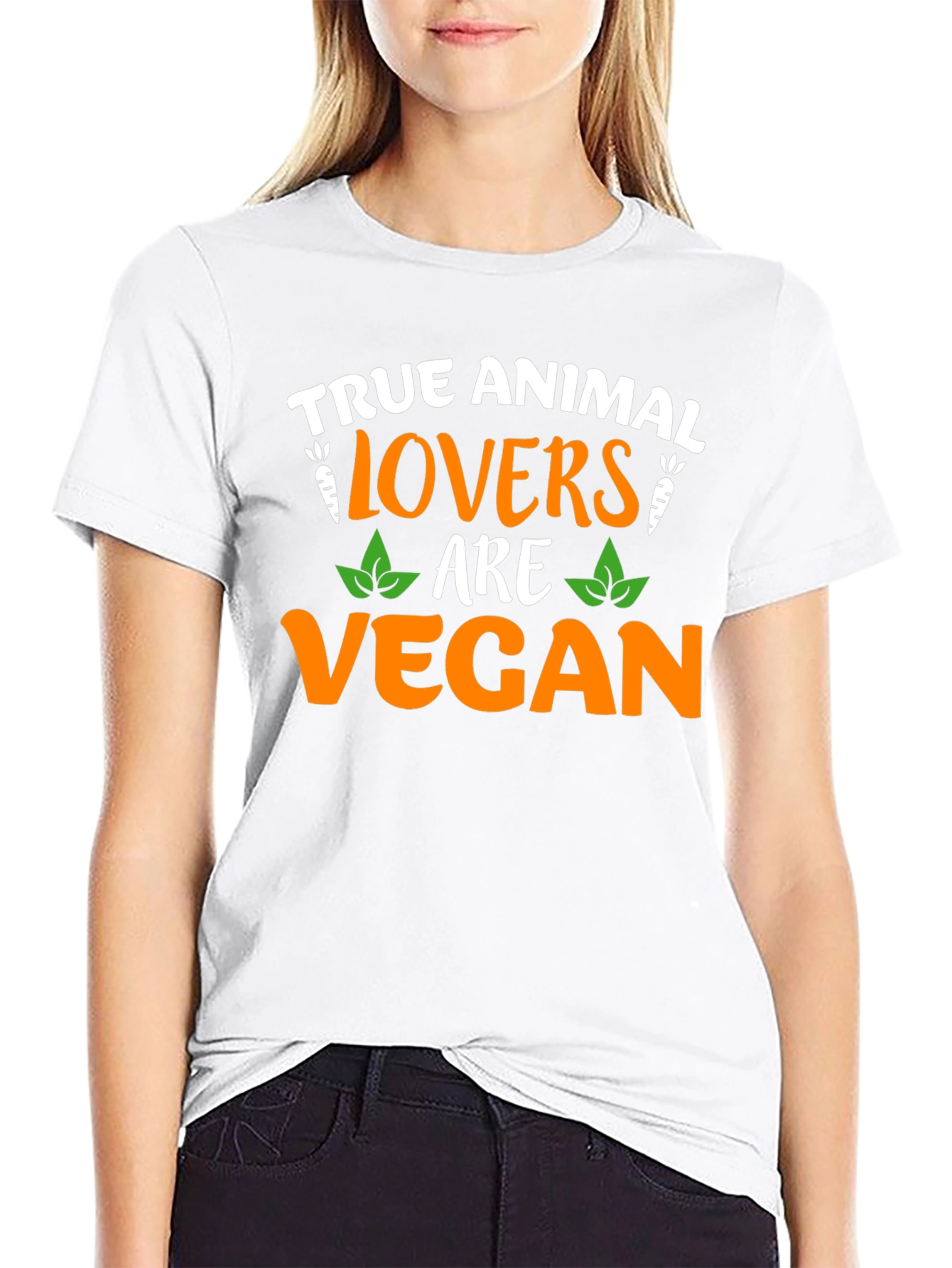 Vegan Animal Lovers Graphic T-Shirt