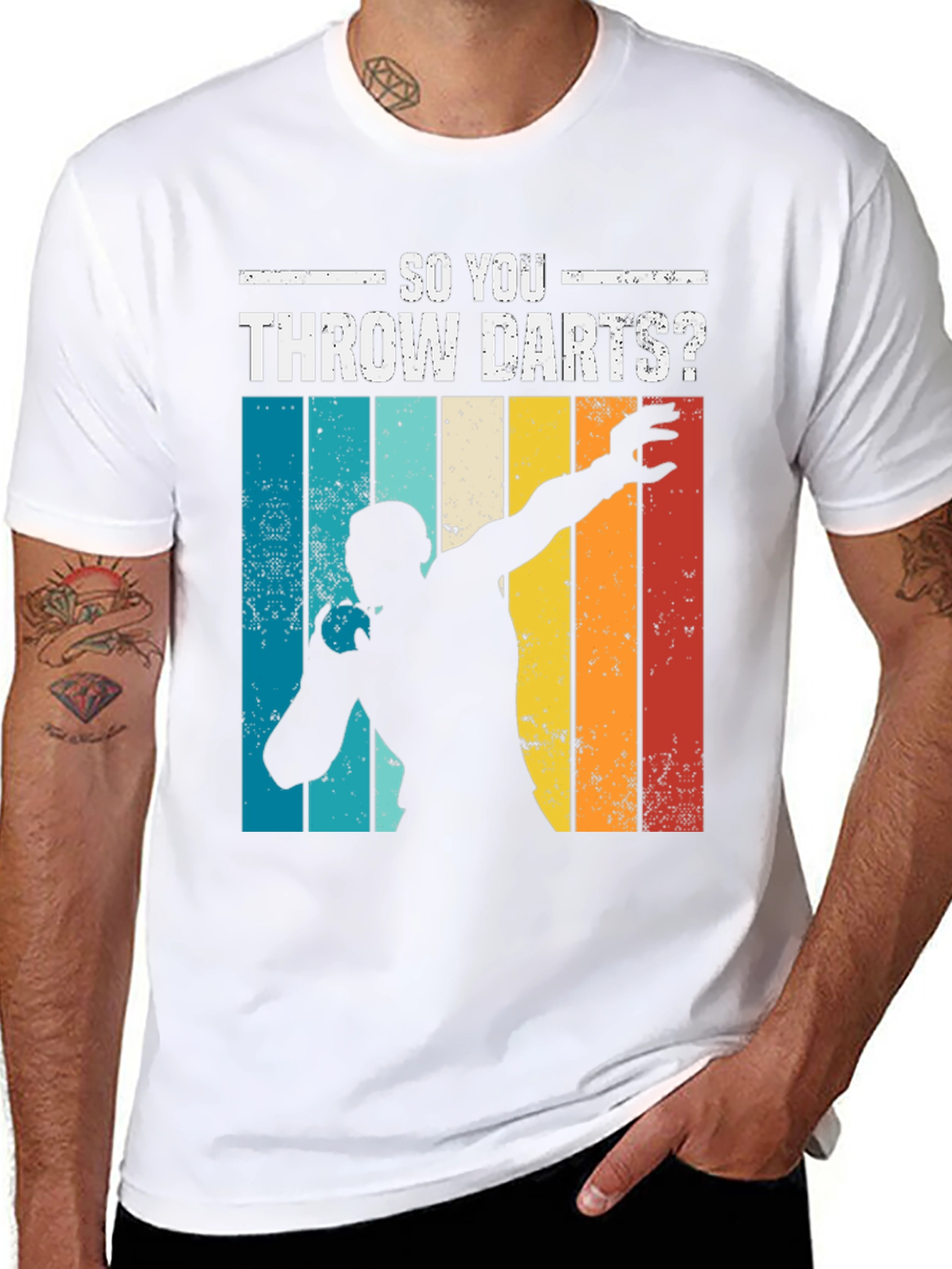 So You Throw Darts? Retro Style T-Shirt