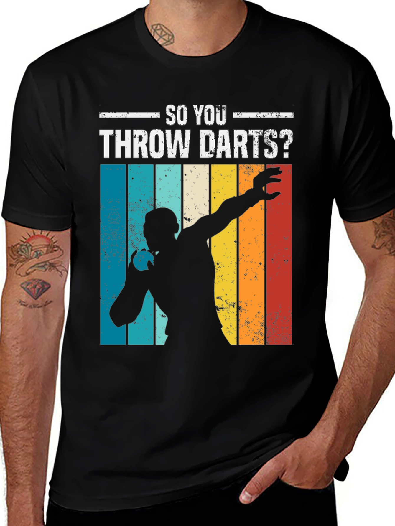 So You Throw Darts? Retro Style T-Shirt