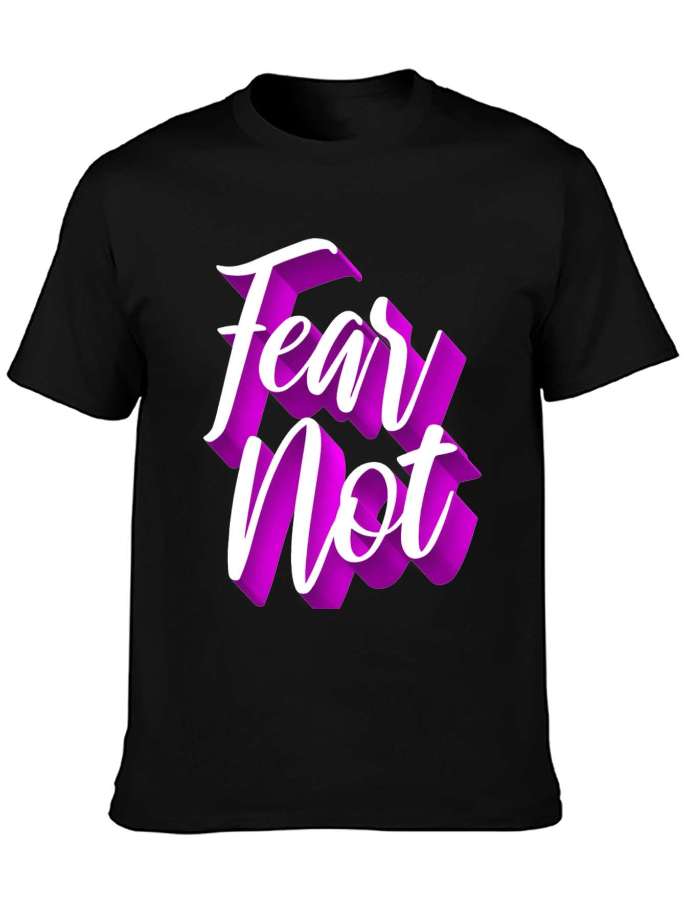 Fear Not Graphic Tee - Stylish Comfort