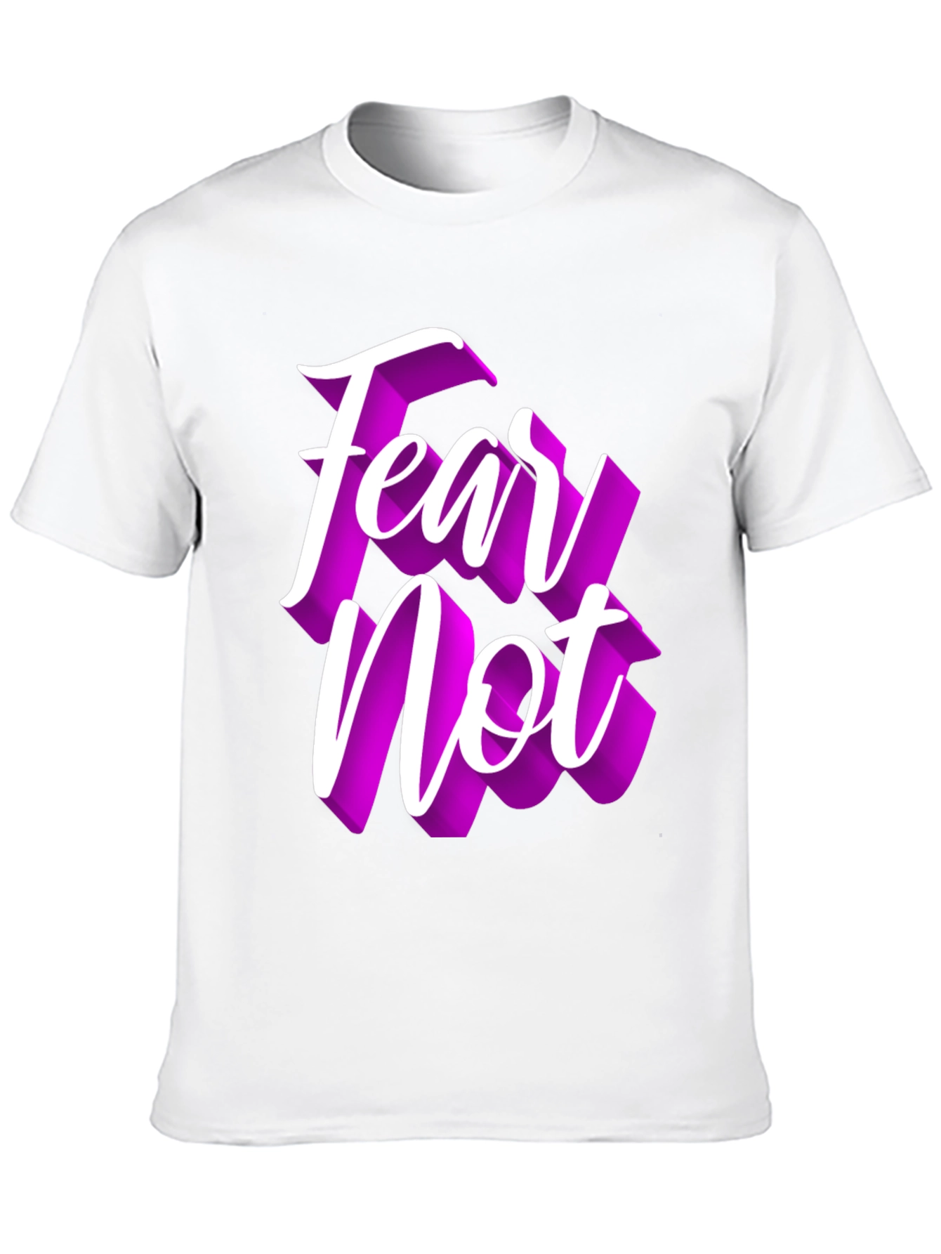Fear Not Graphic Tee - Stylish Comfort