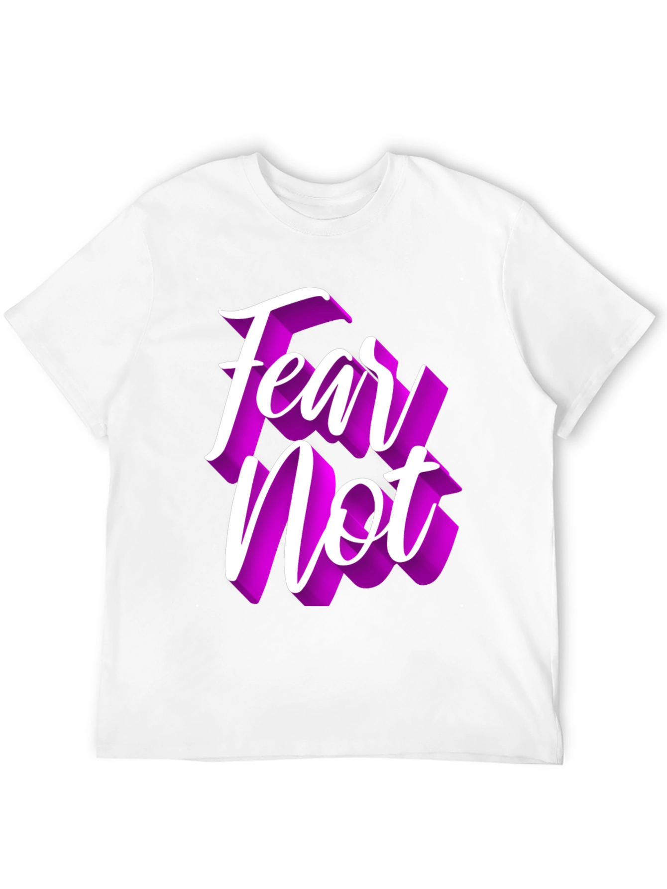 Fear Not Graphic Tee - Stylish Comfort