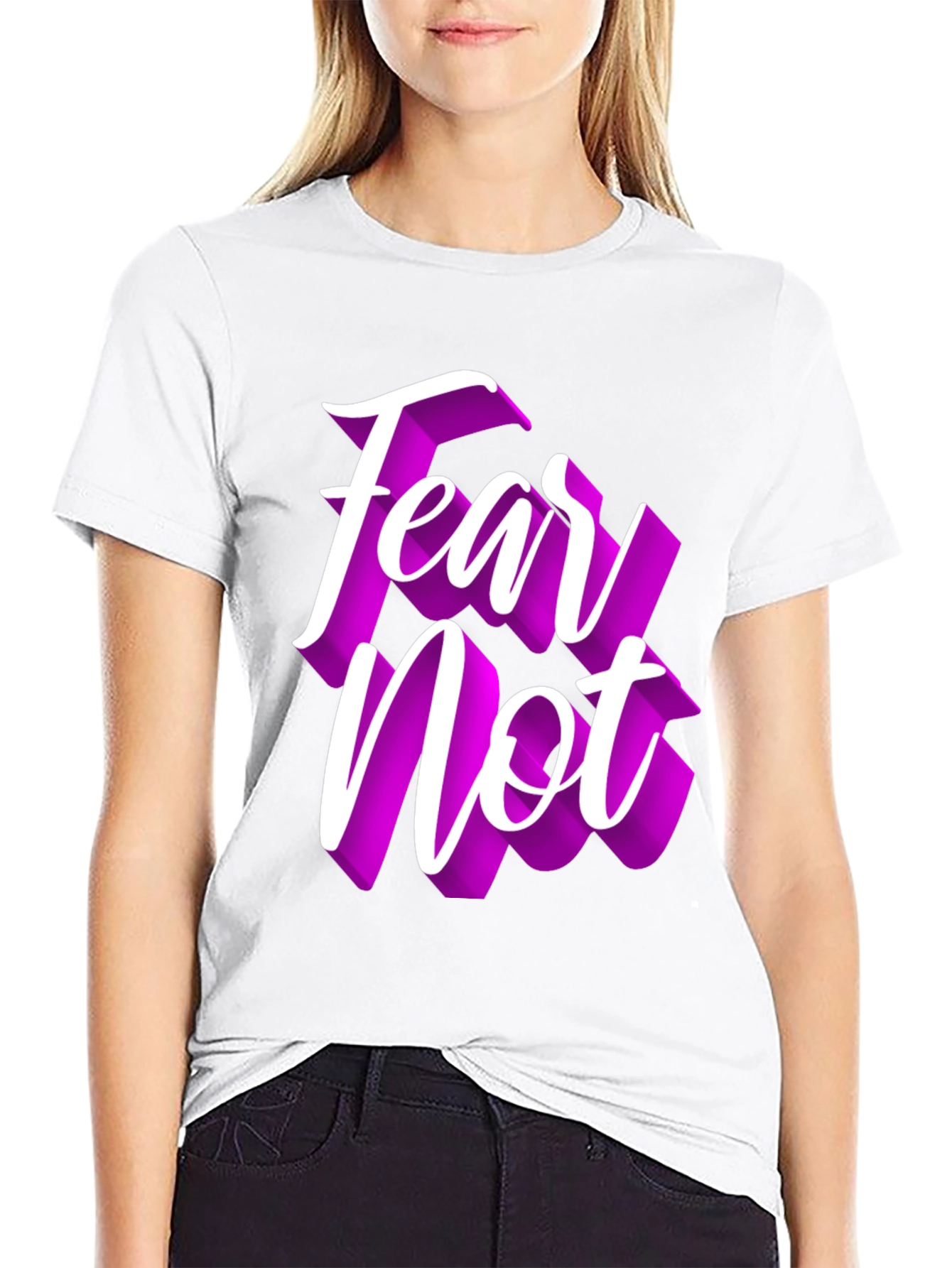 Fear Not Graphic Tee - Stylish Comfort