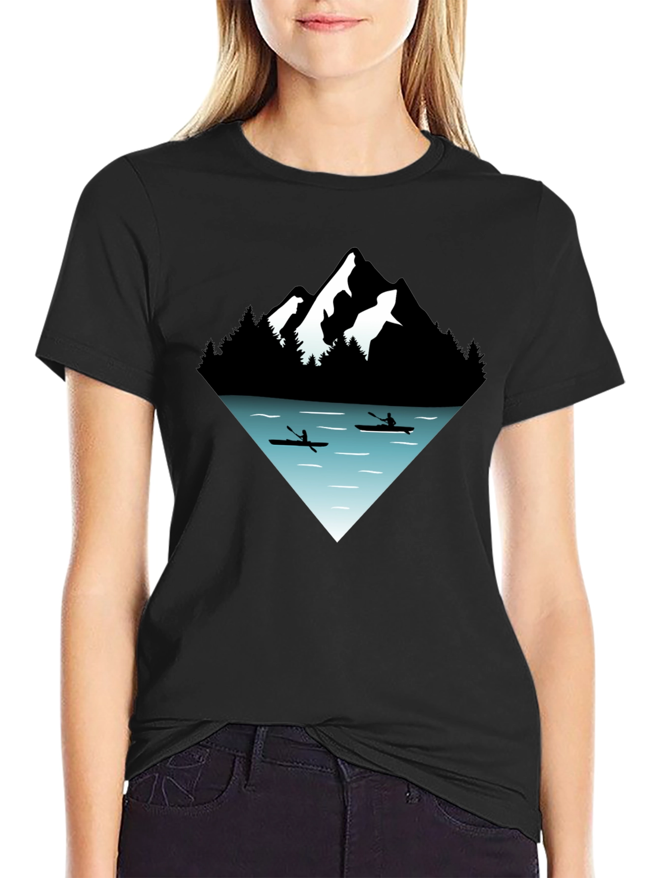 Mountain Kayak T-Shirt - Adventure Awaits!