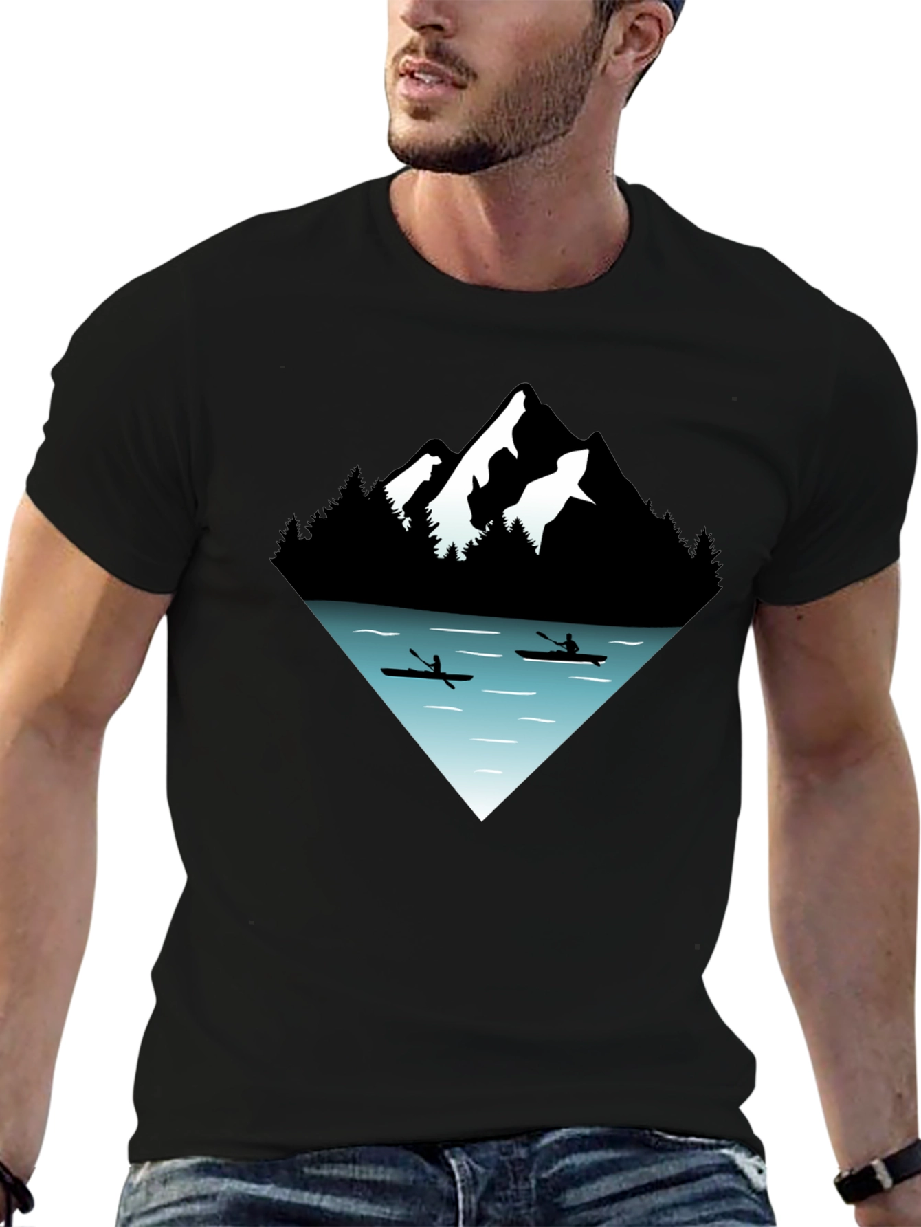 Mountain Kayak T-Shirt - Adventure Awaits!