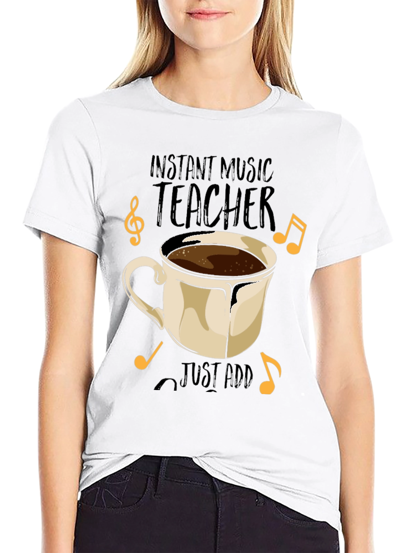 Instant Music Teacher Coffee T-Shirt