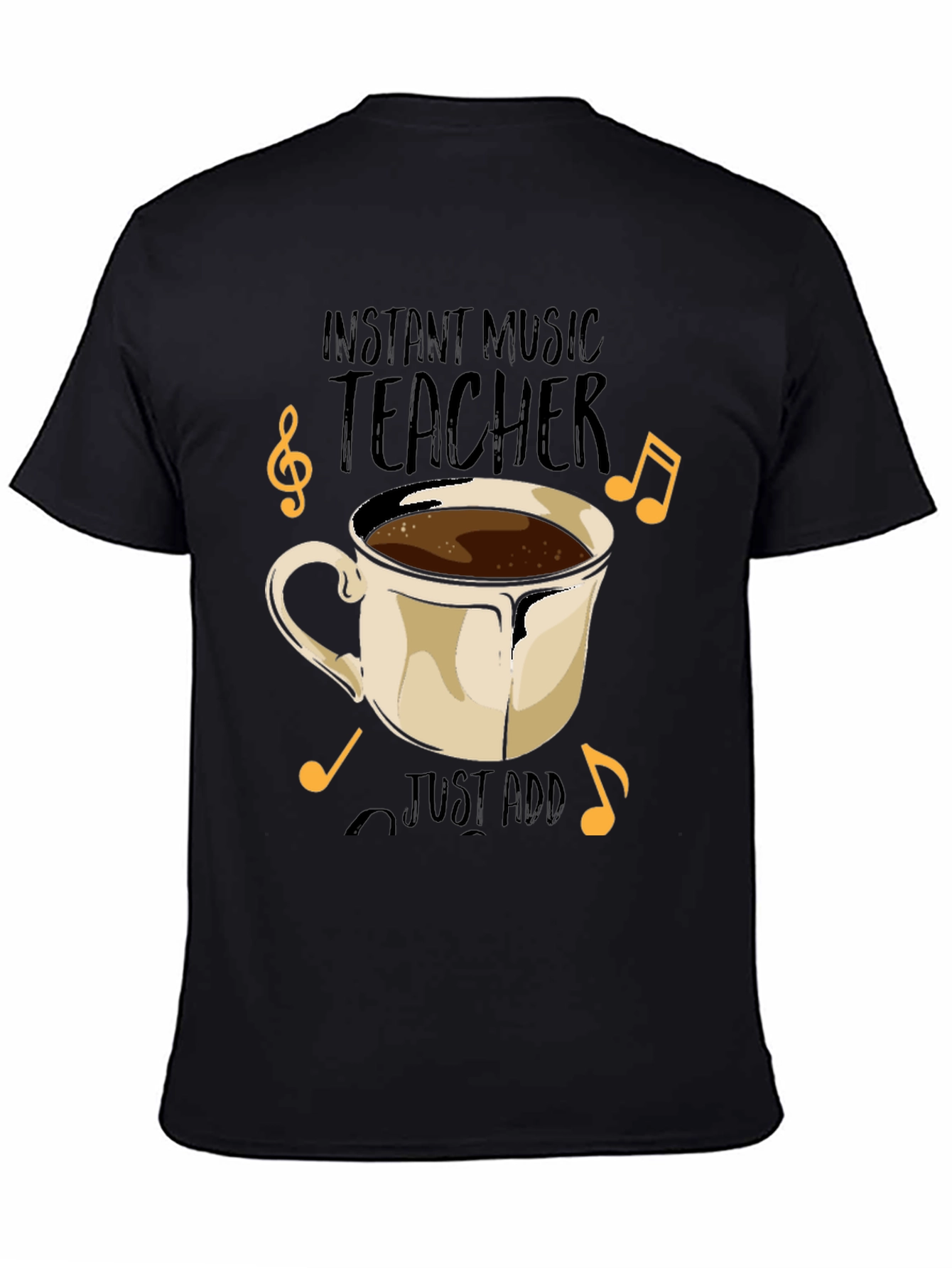 Instant Music Teacher Coffee T-Shirt