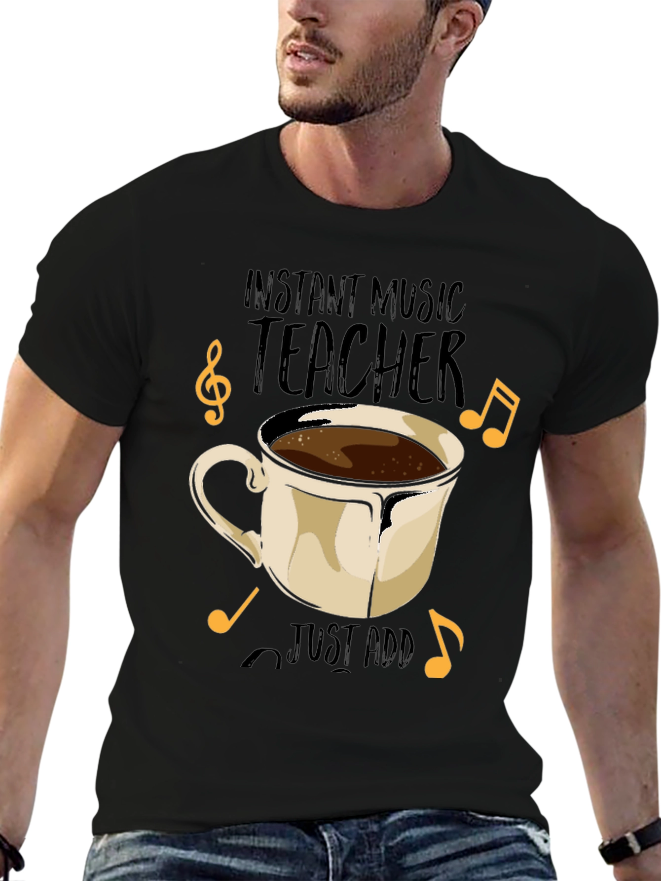 Instant Music Teacher Coffee T-Shirt