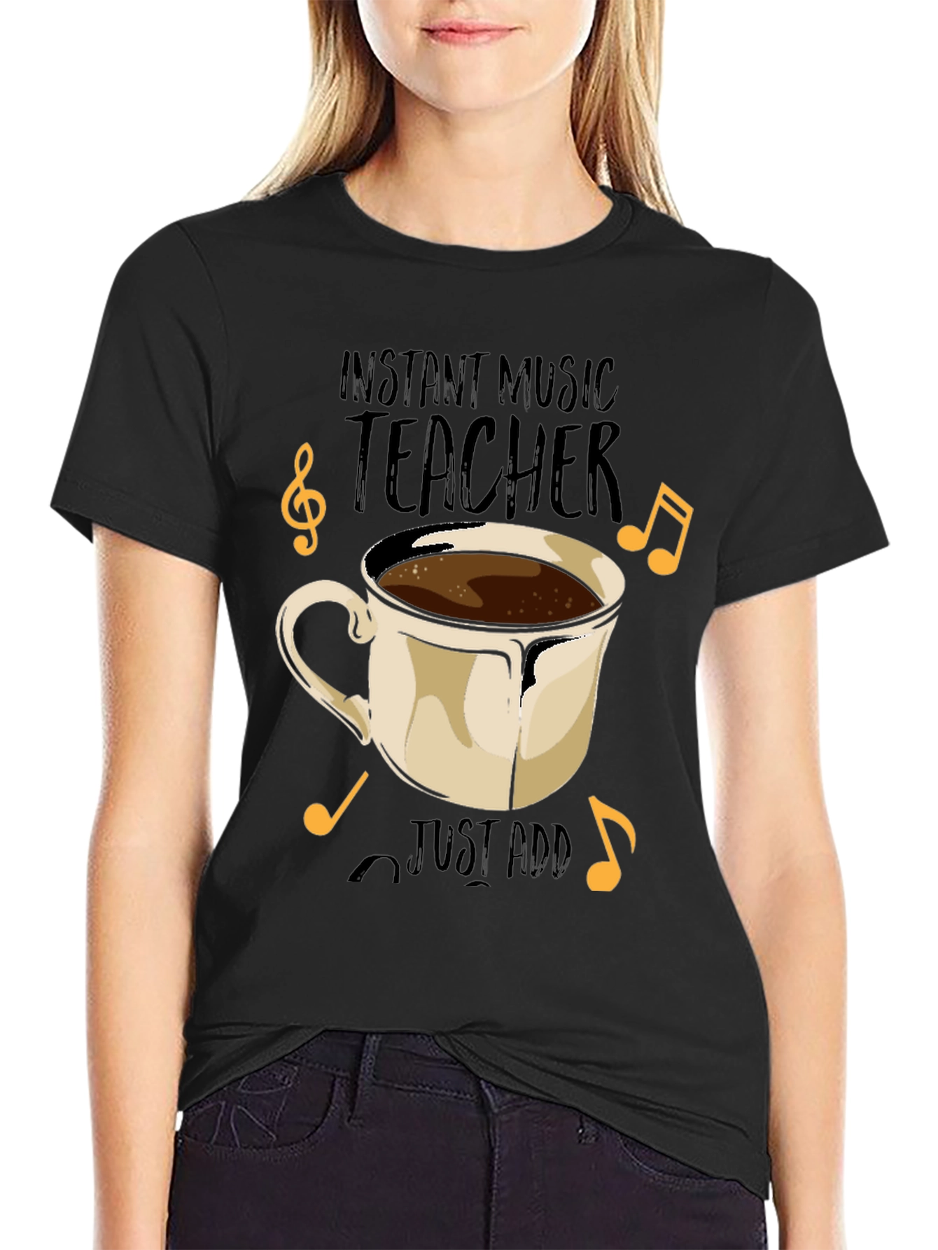 Instant Music Teacher Coffee T-Shirt