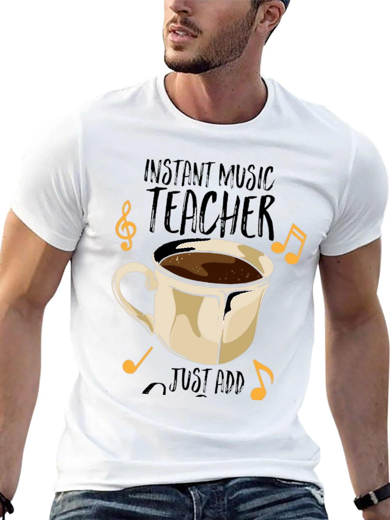 Instant Music Teacher Coffee T-Shirt